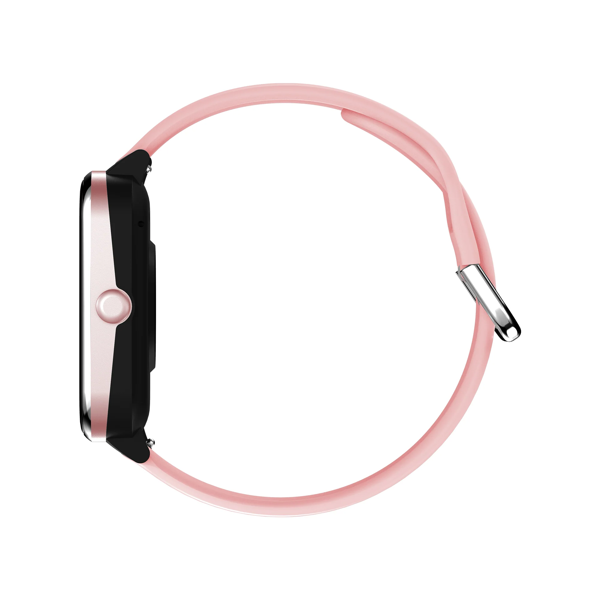 Timex Premium Quality Multifunction Unisex Smartwatch Black Dial and Pink Band Digital Watch, Rectangular Dial with 45mm Case width - TWTXW207T - Image 8