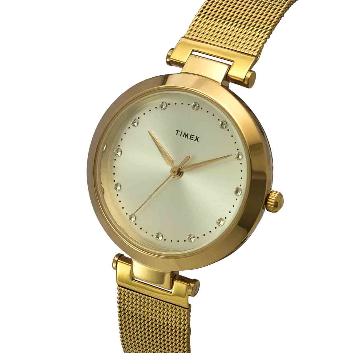 Timex Fashion Women's Silver Dial Round Case 3 Hands Function Watch -TWEL11823 - Image 2