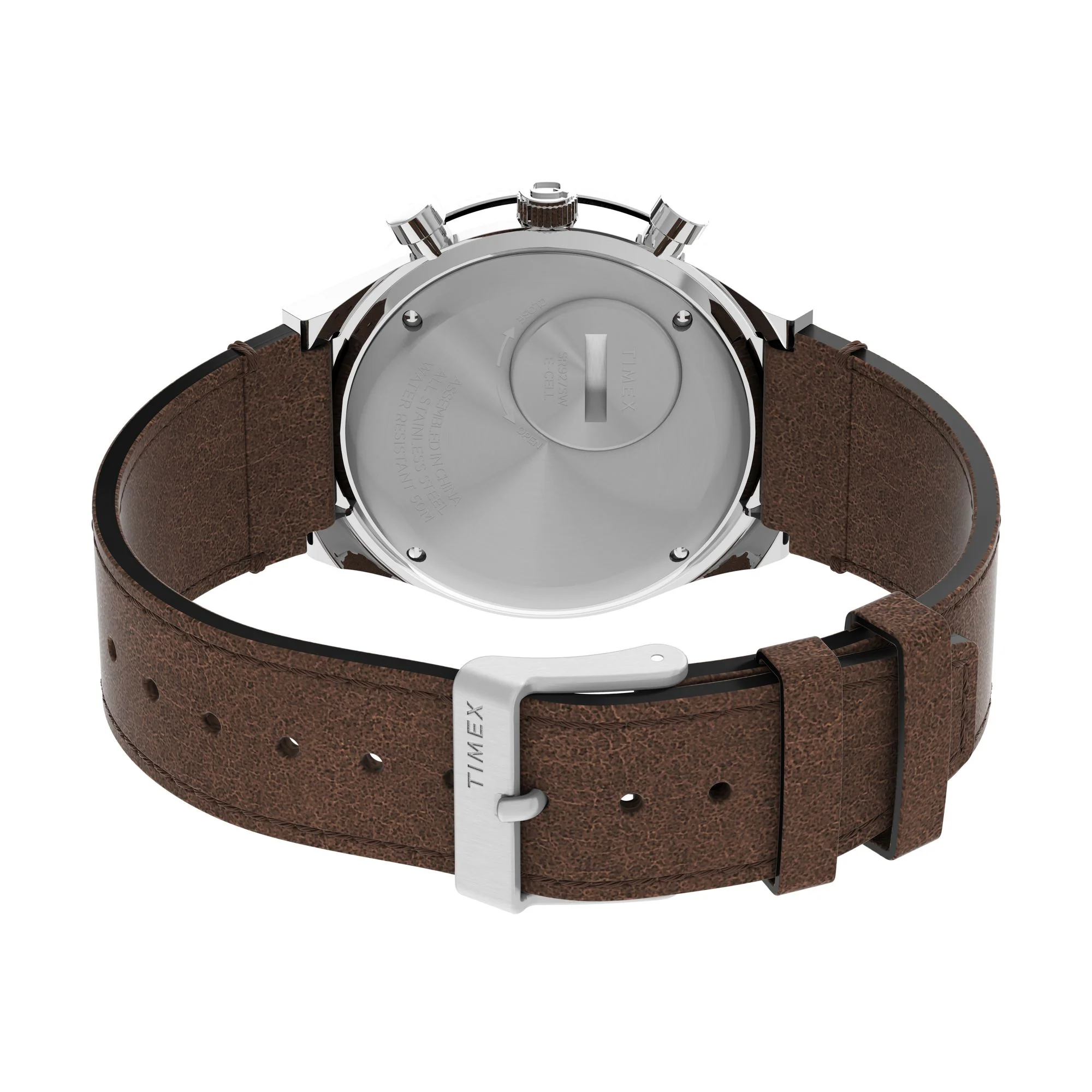 TIMEX Q Cream Round Dial Analog Men's Watch - TWEG26401 - Image 2