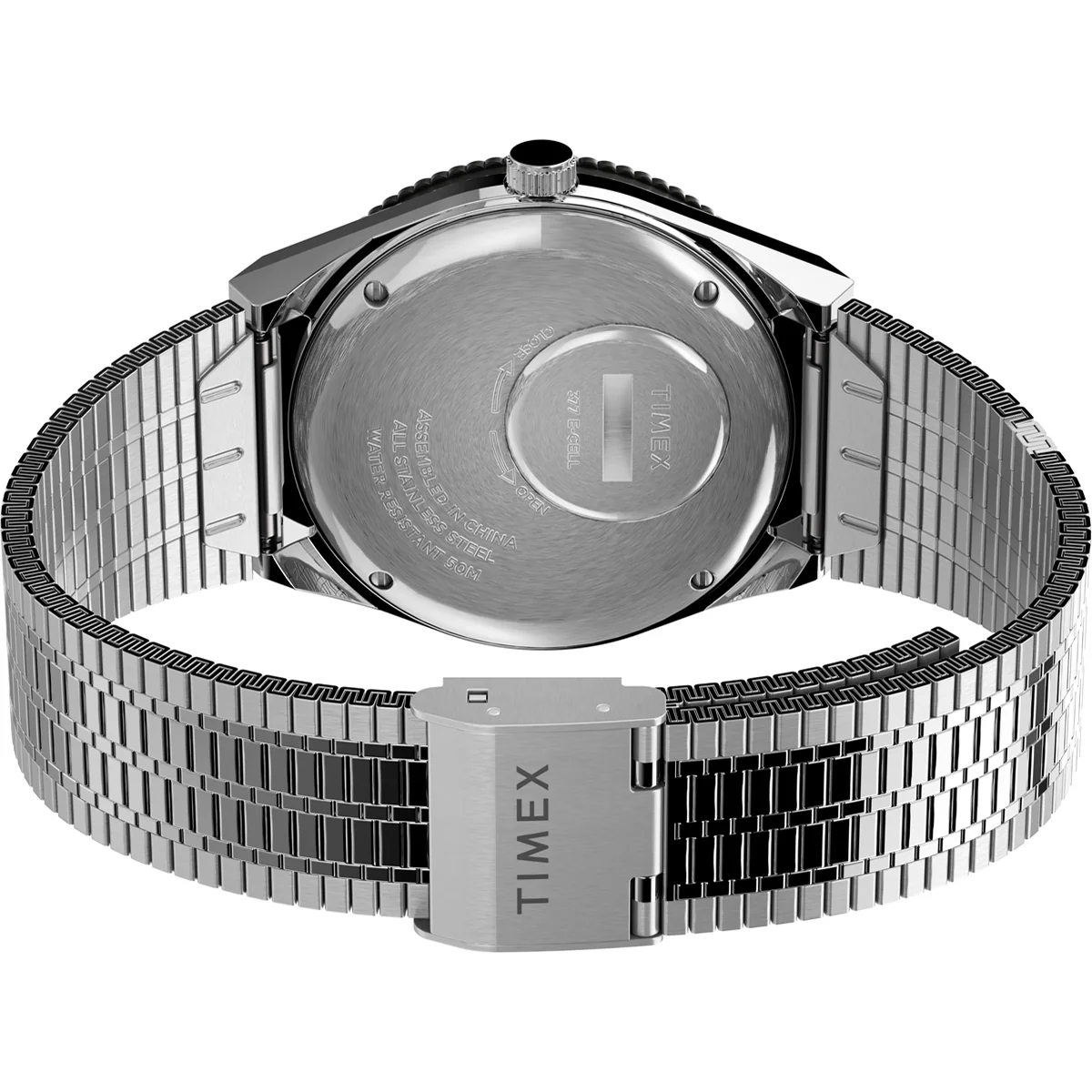 Q Timex Reissue 38mm Stainless Steel Bracelet Watch - Image 2