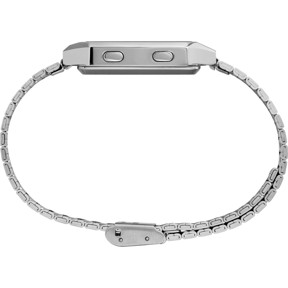 Q Timex Reissue Digital LCA 32.5mm Stainless Steel Bracelet Watch - Image 2