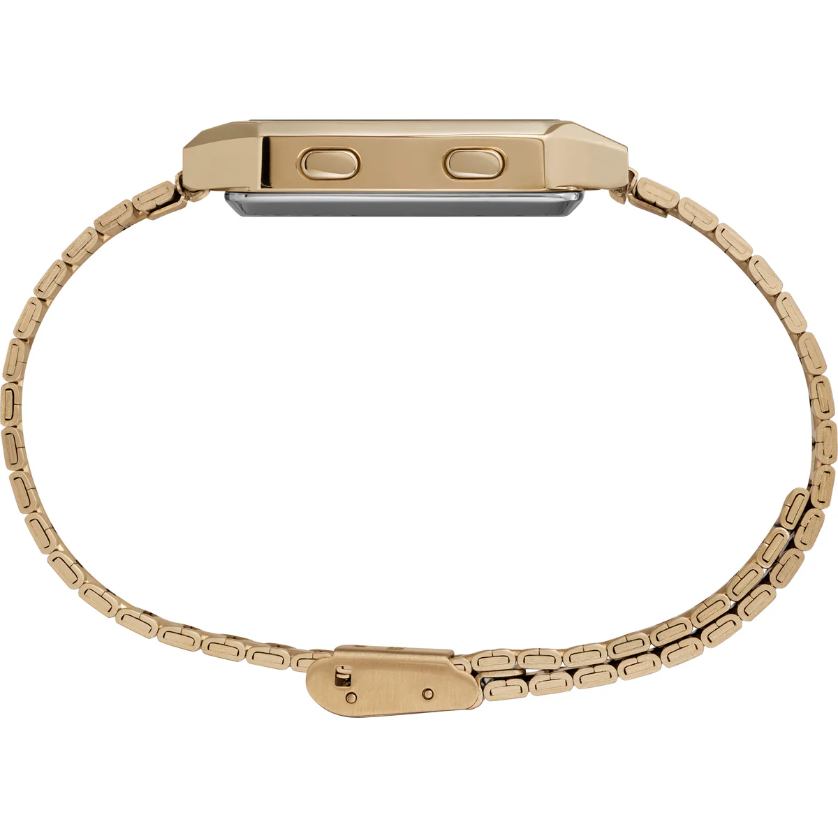 Q Timex Reissue Digital LCA 32.5mm Stainless Steel Bracelet Watch - Image 2