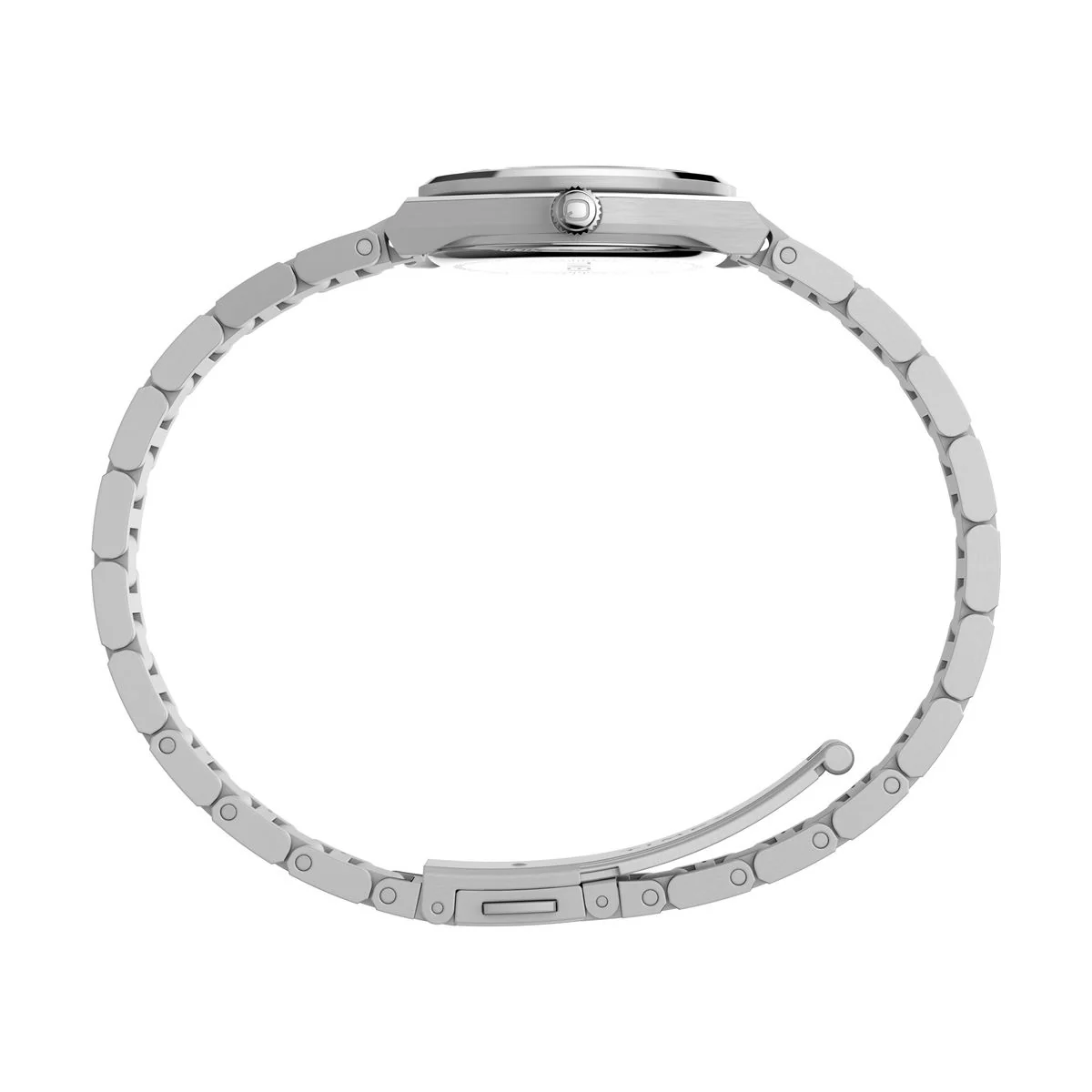 Timex Q Round 24mm Silver Dial Analog Women Watch - TW2Y68500UJ - Image 2