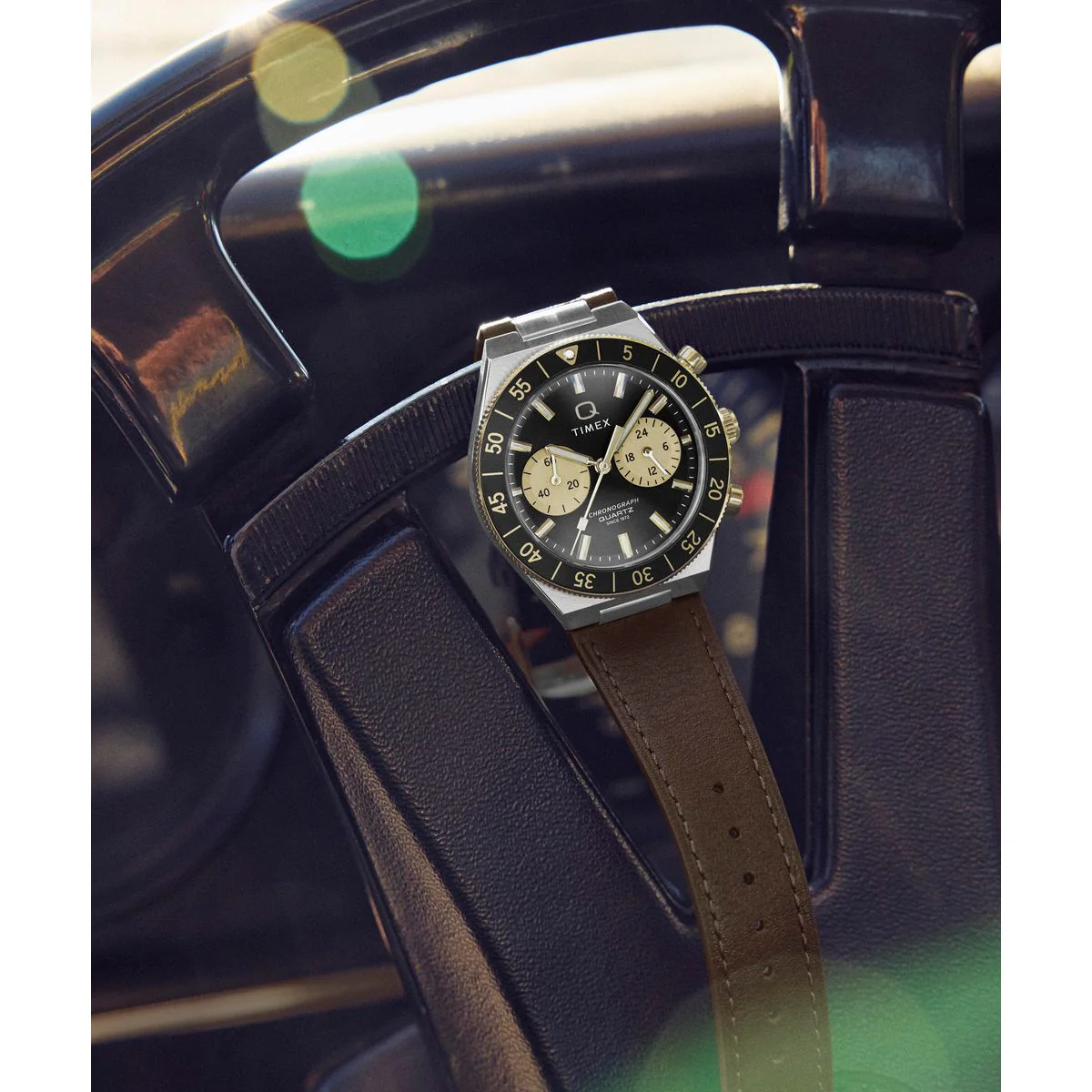 Timex Q Round 40mm Black Dial Analog Men Watch - TW2Y56000IK - Image 6