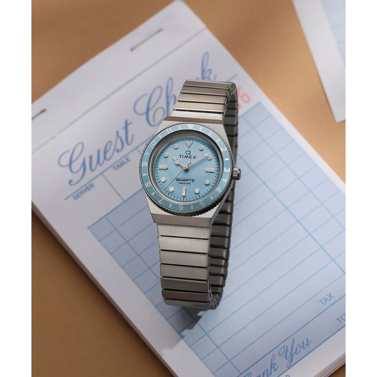 Timex Q Sport Round 30mm Blue Dial Analog Women Watch - TW2Y77300UJ - Image 6