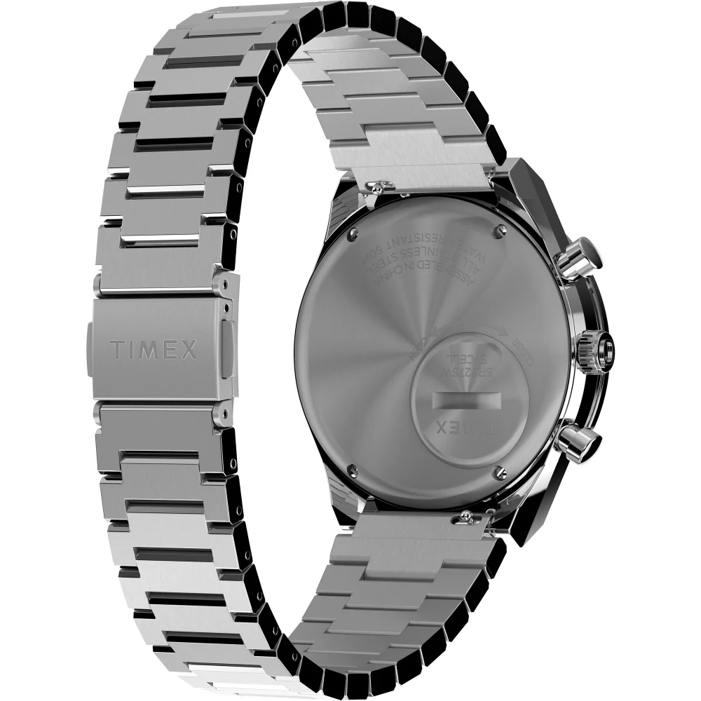 Q Timex 40mm Stainless Steel Bracelet Watch - Image 2