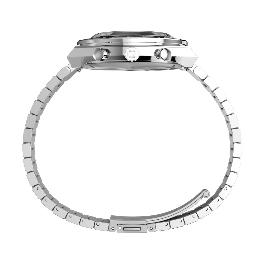 Q Timex 40mm Stainless Steel Bracelet Watch - Image 5
