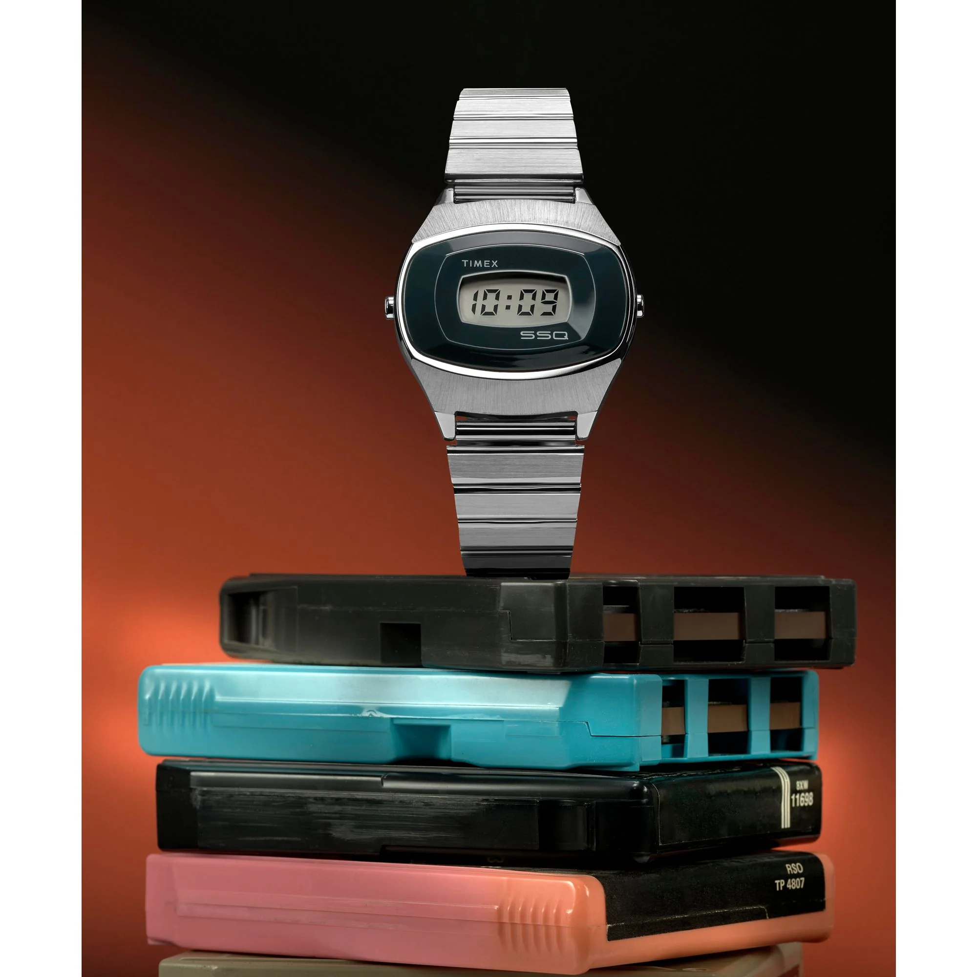 TIMEX Reissue Grey Rectangle Dial Digital Men's Watch - TW2Y06100UJ - Image 7