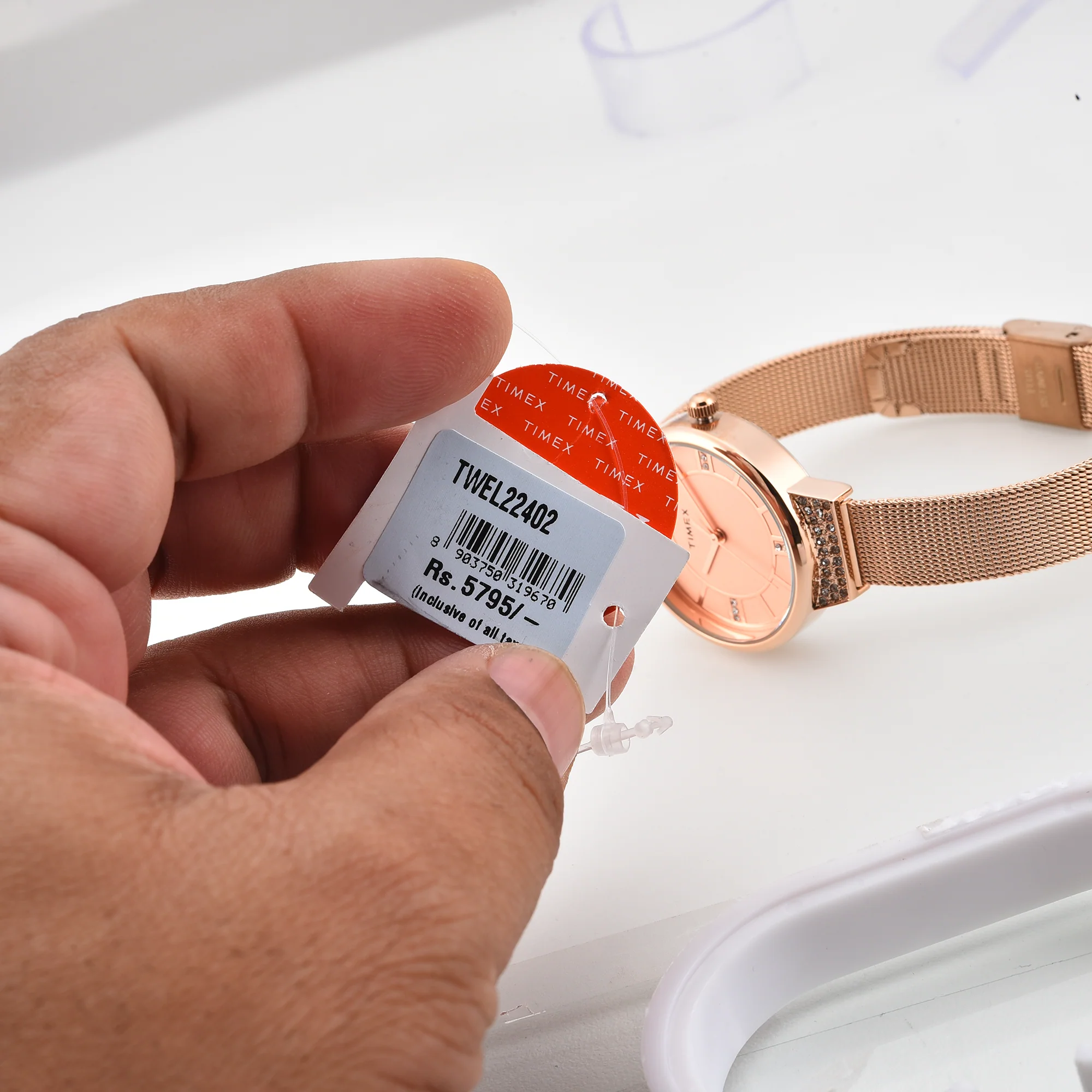 TIMEX Rose Gold Round Dial Analog Women's Watch - TWEL22402 - Image 7
