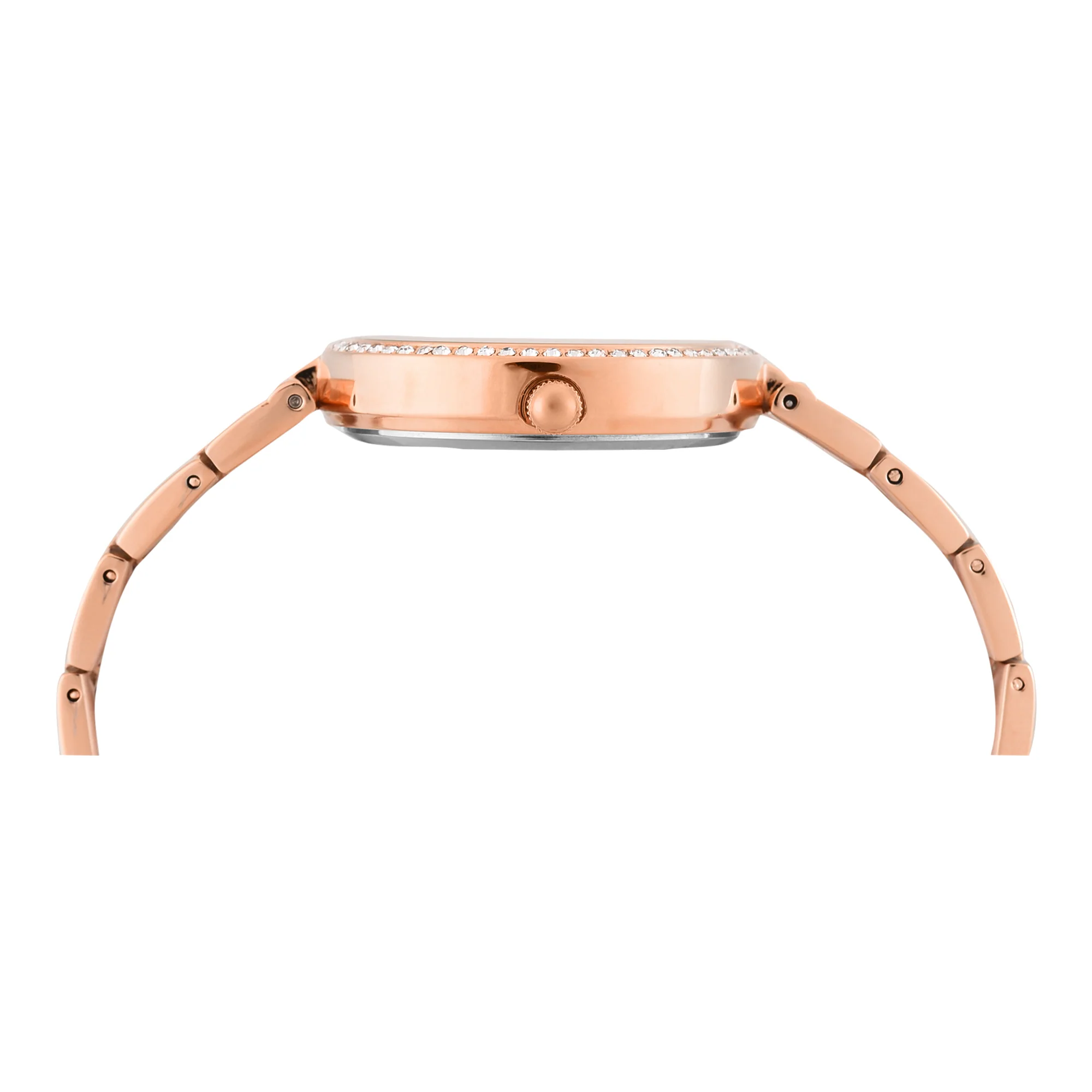 TIMEX Rose Gold Round Dial Analog Women's Watch - TWEL22502 - Image 3
