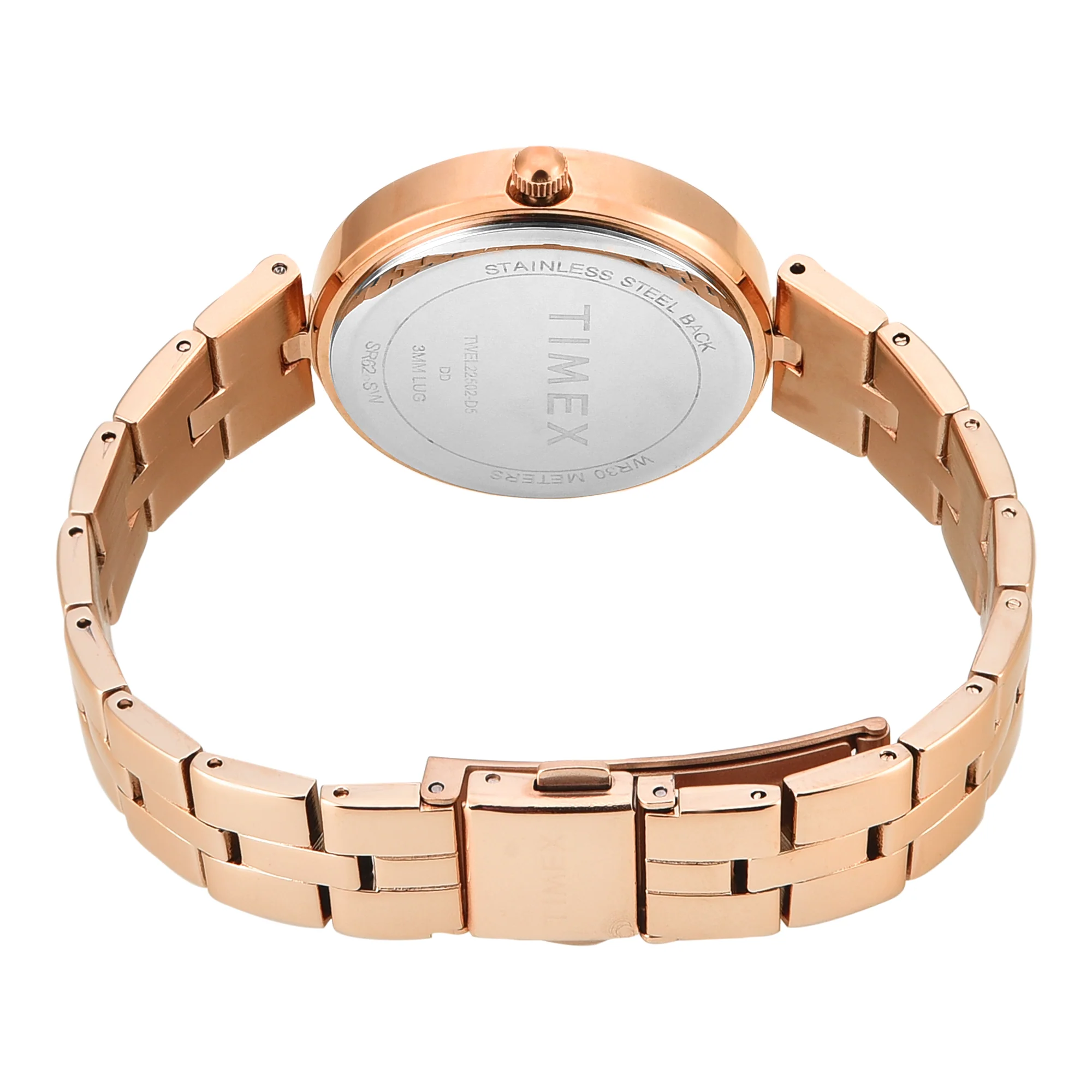 TIMEX Rose Gold Round Dial Analog Women's Watch - TWEL22502 - Image 5