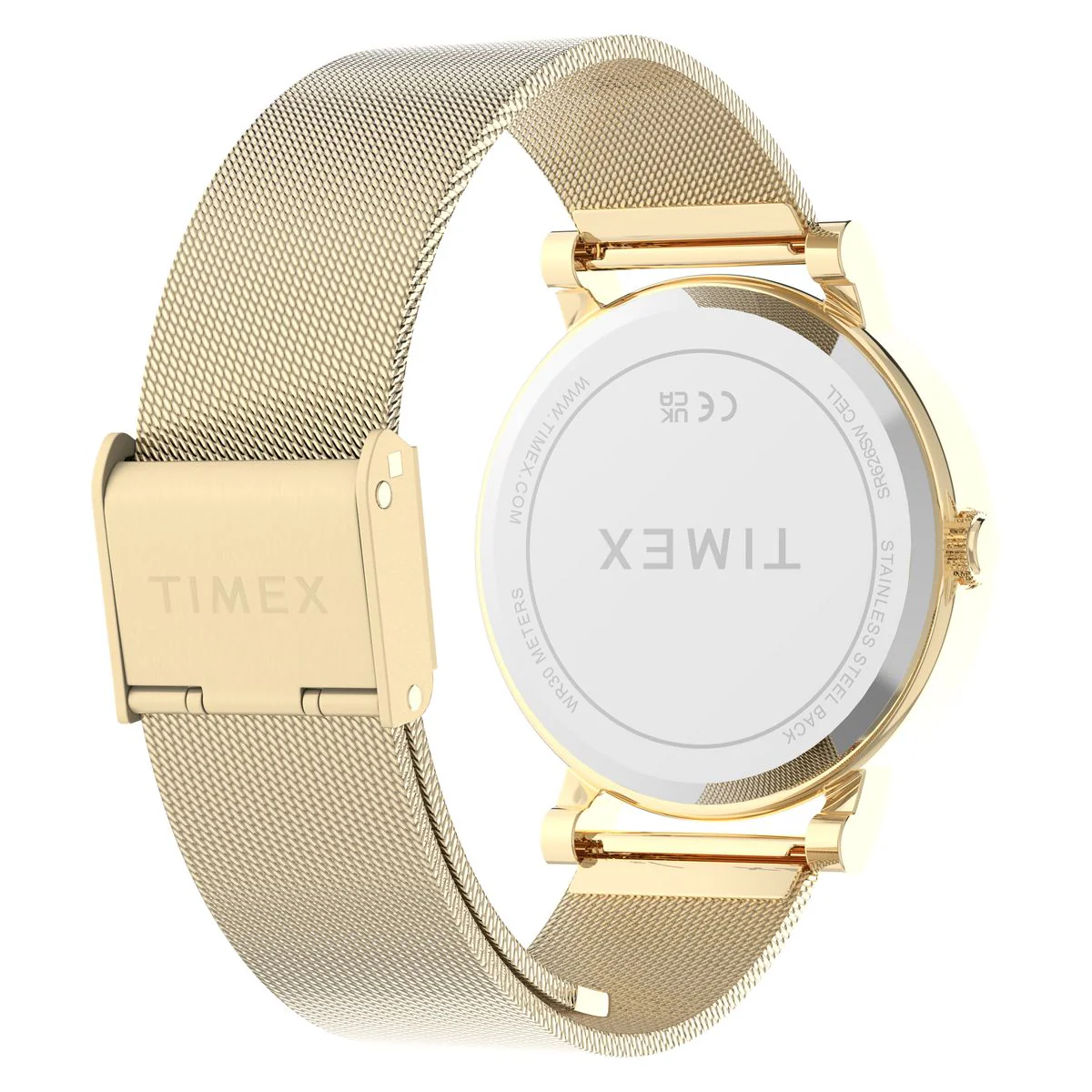 Timex Round 38mm Gold Dial Analog Women Watch - TW2Y68900UJ - Image 5