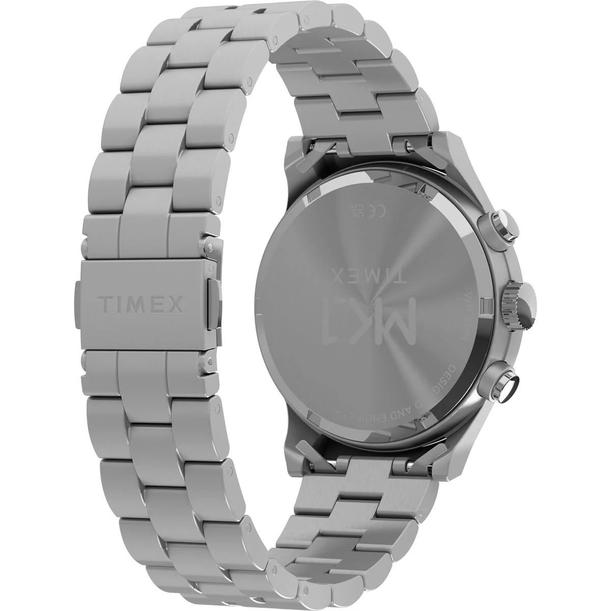 Timex Round 40mm Black Dial Analog Men Watch - TW2Y71000UJ - Image 5