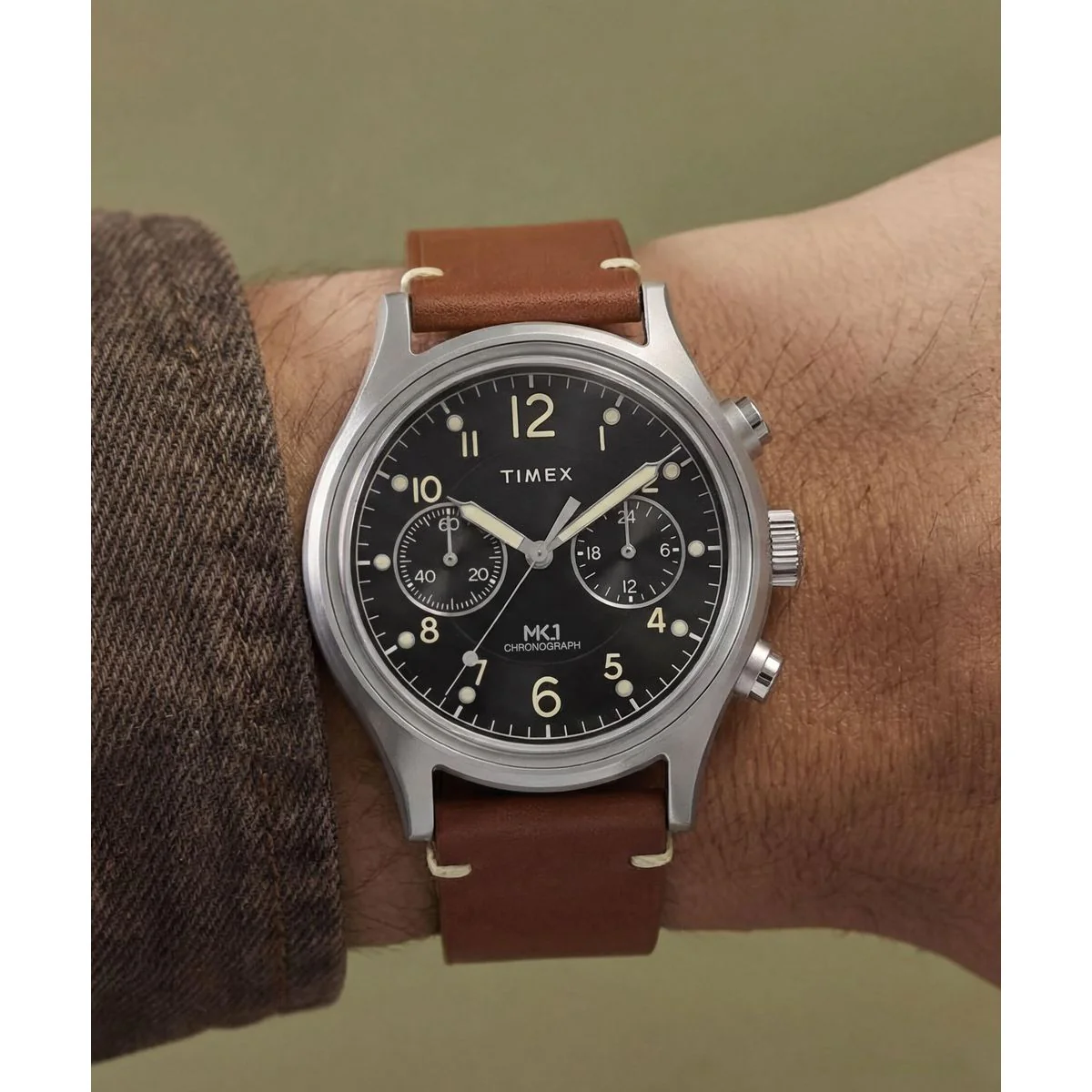 Timex Round 40mm Black Dial Analog Men Watch - TW2Y71100UJ - Image 7