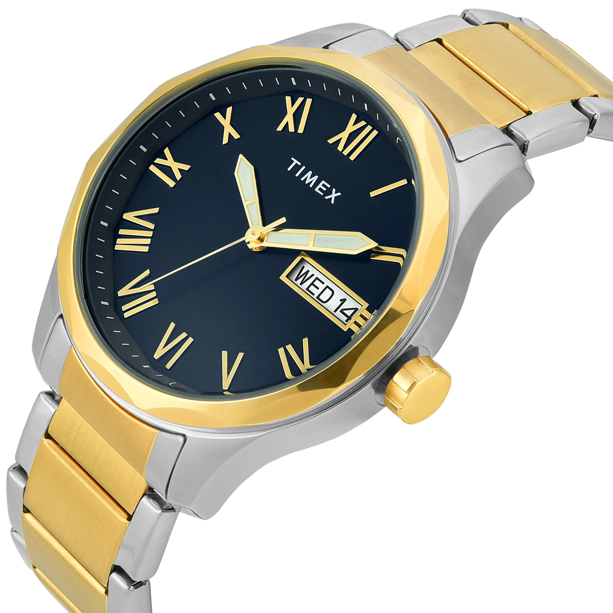 TIMEX Round Blue Dial Analog Men's Watch - TW0TG7642 - Image 2