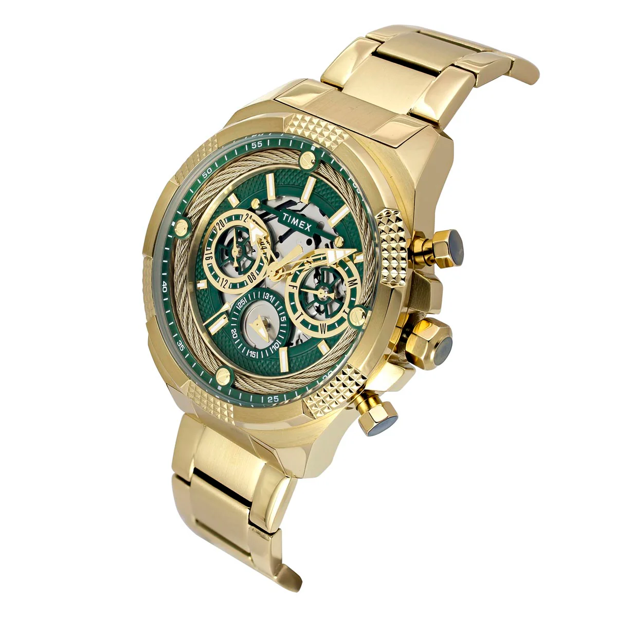 TIMEX Round Green Dial Analog Men's Watch - TWEG27700 - Image 2