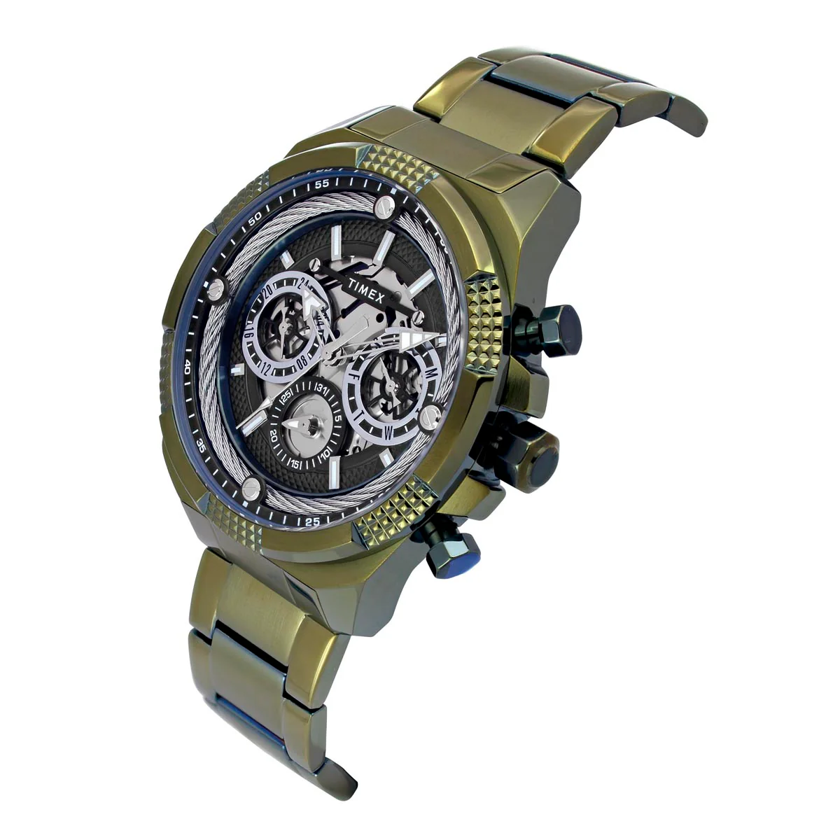 TIMEX Round Green Dial Analog Men's Watch - TWEG27701 - Image 2