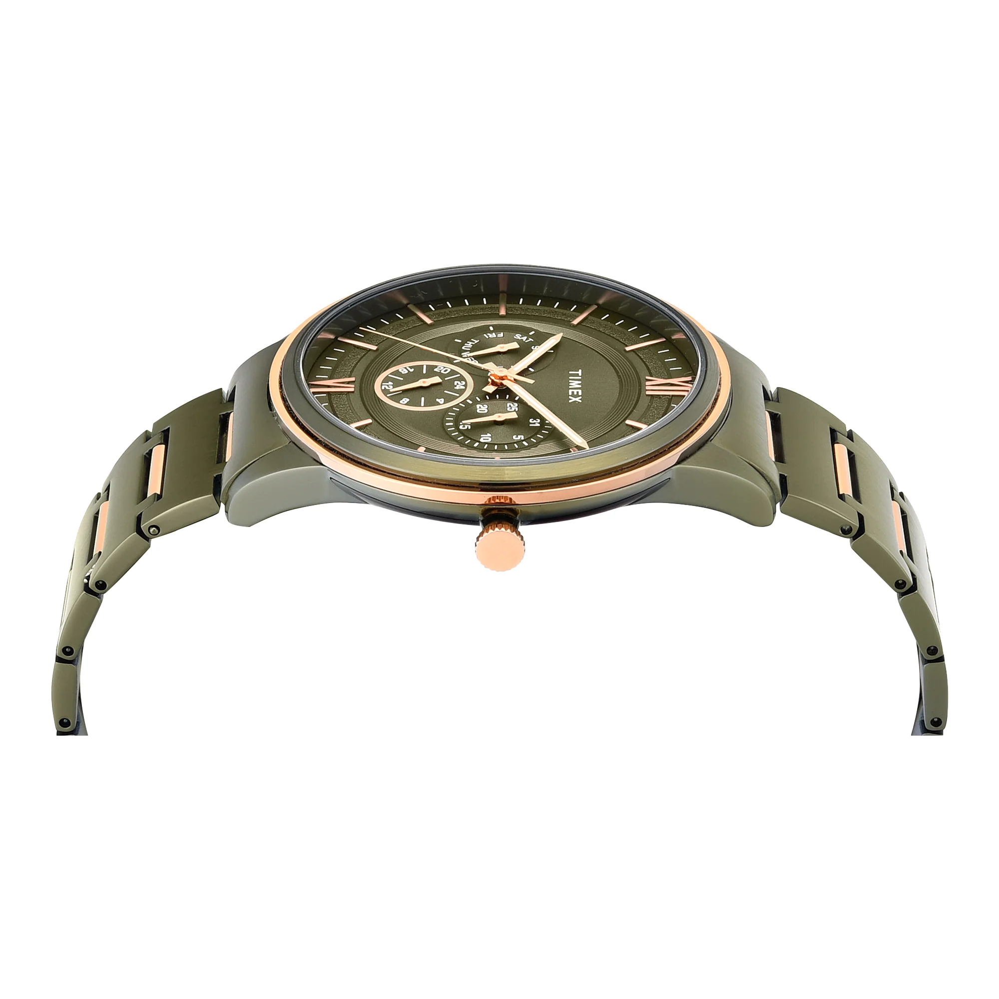 TIMEX Round Green Dial Analog Men's Watch - TWEG28002 - Image 5