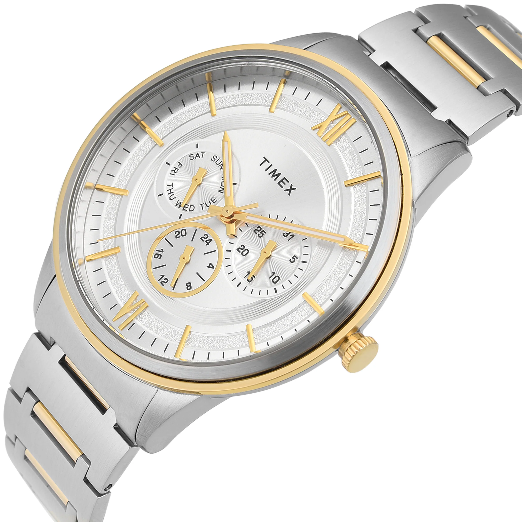 TIMEX Round Silver Dial Analog Men's Watch - TWEG28001 - Image 2