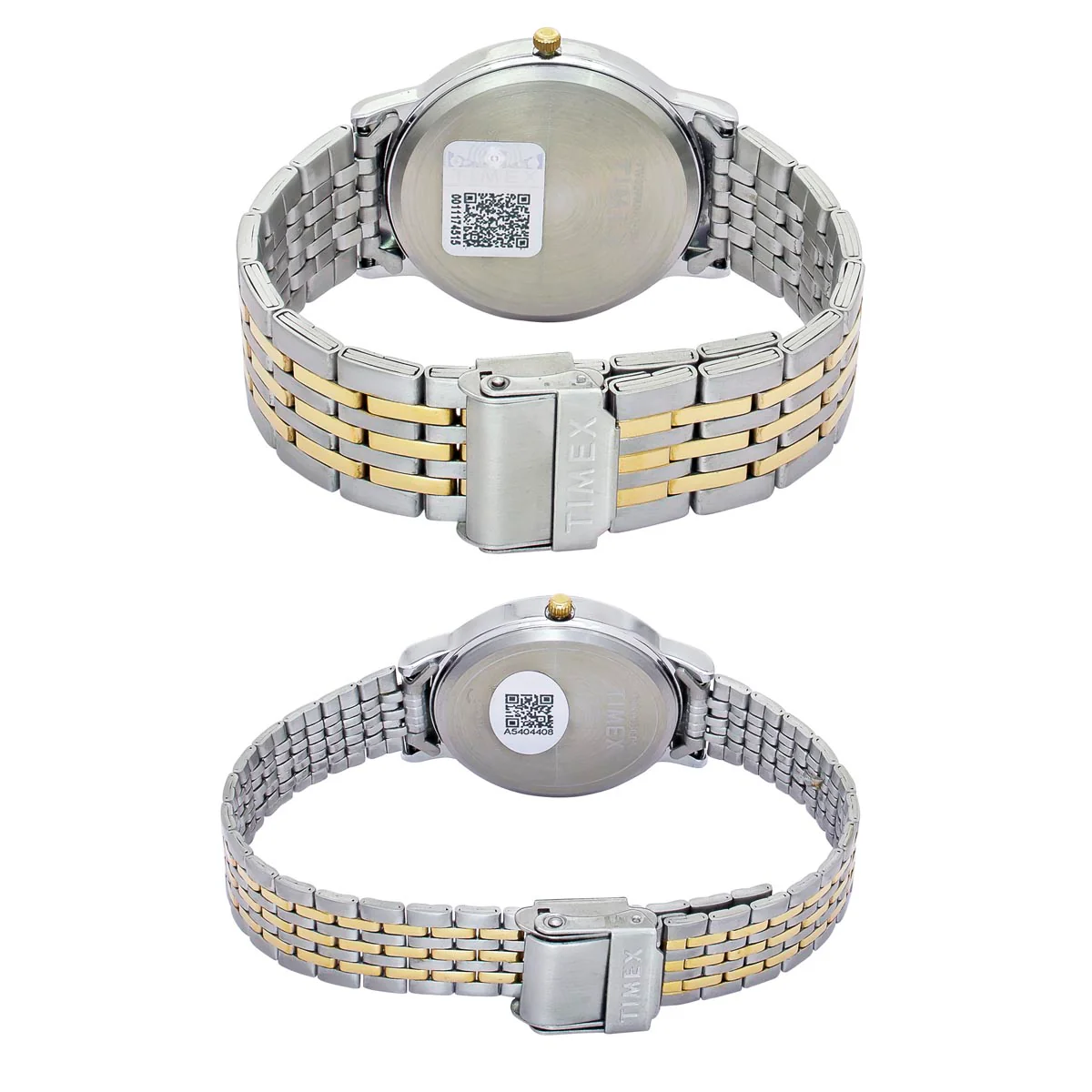 TIMEX Round Tan Dial Analog Pair's Watch - TW00PR329 - Image 3