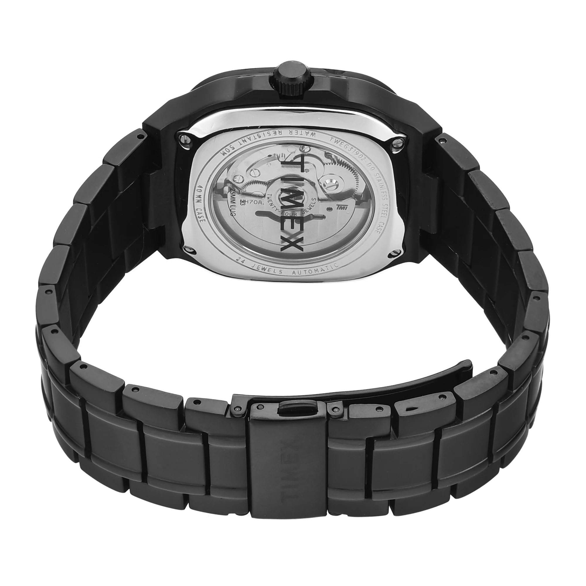TIMEX Signio Black Square Dial Analog Men's Watch - TWEG31902 - Image 2