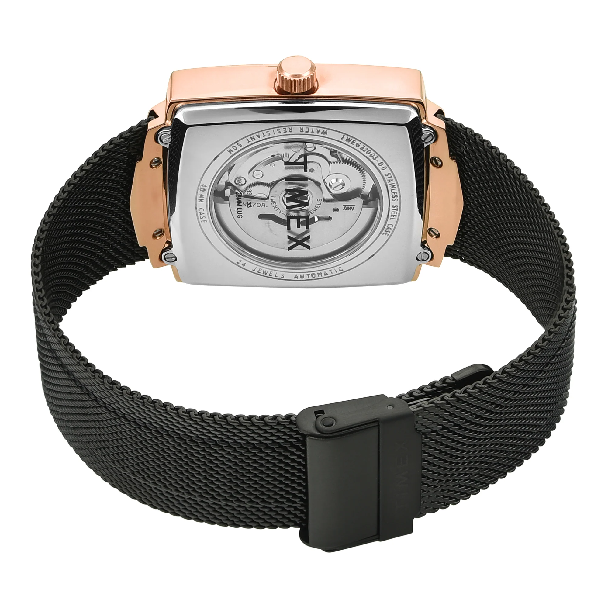 TIMEX Signio Black Square Dial Analog Men's Watch - TWEG32003 - Image 2