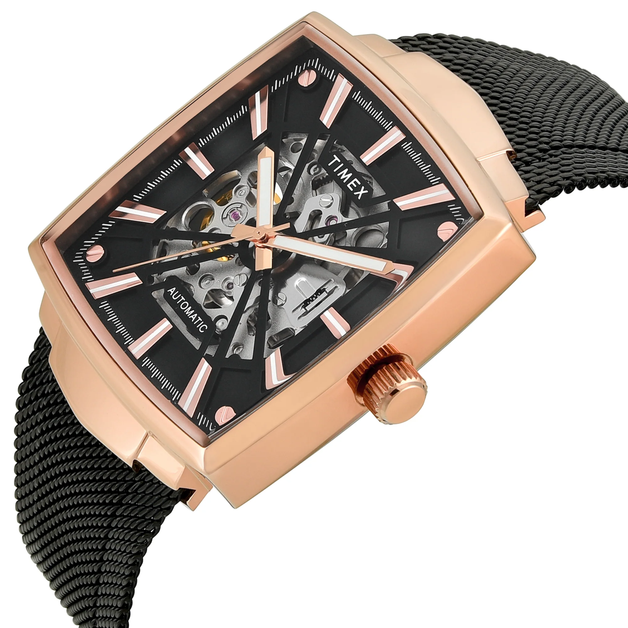TIMEX Signio Black Square Dial Analog Men's Watch - TWEG32003 - Image 3