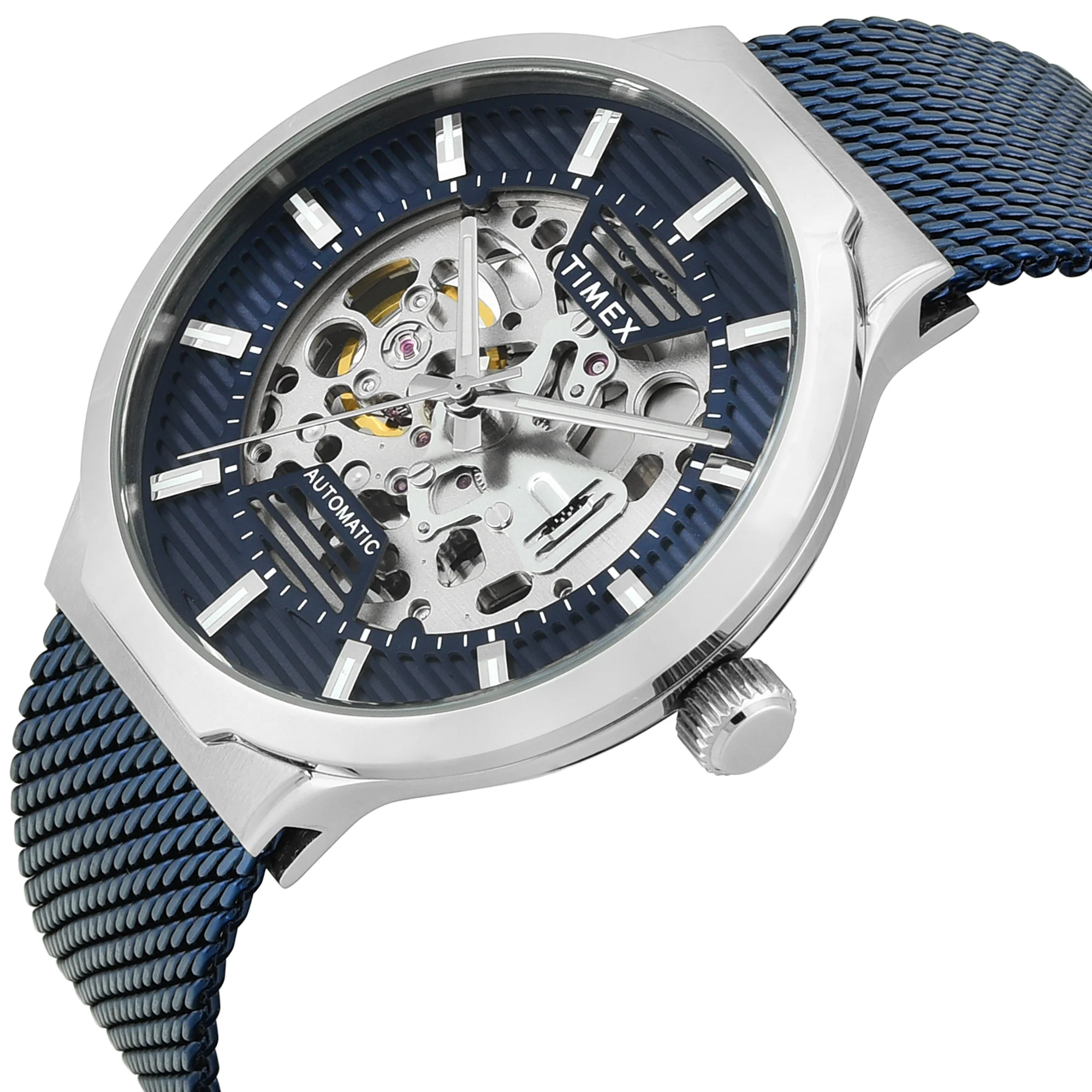 TIMEX Signio Blue Round Dial Analog Men's Watch - TWEG31502 - Image 3