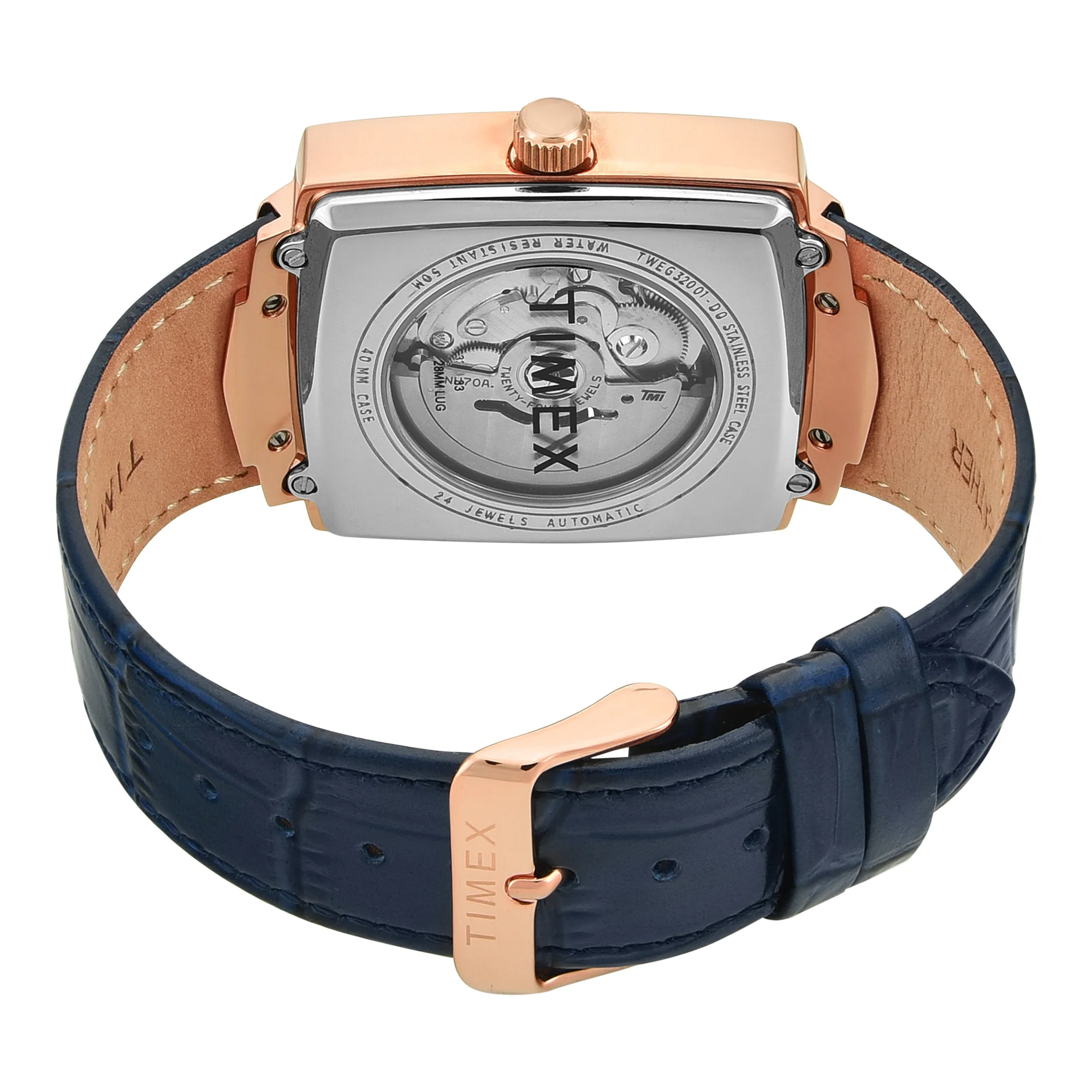 TIMEX Signio Blue Square Dial Analog Men's Watch - TWEG32001 - Image 2