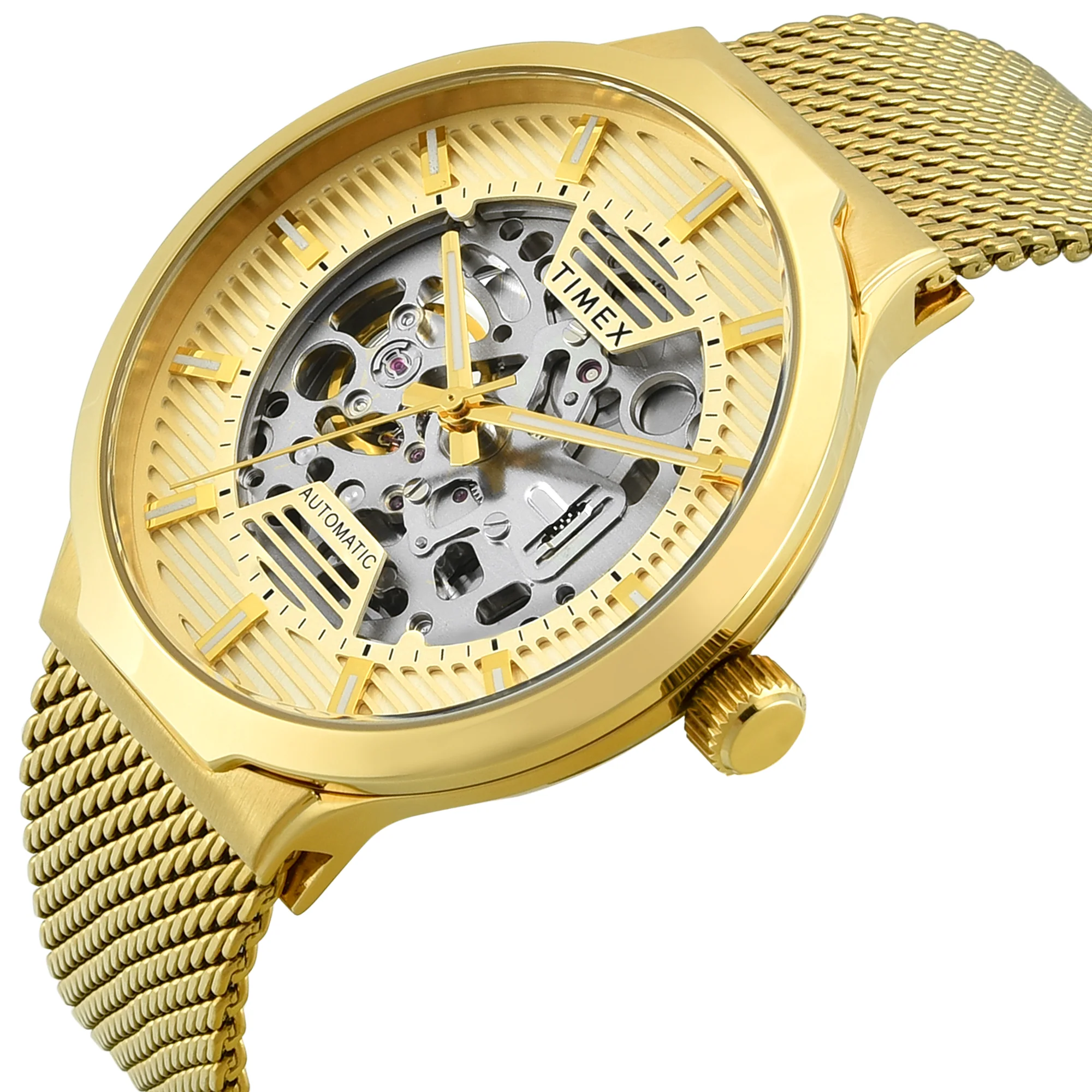 TIMEX Signio Champagne Round Dial Analog Men's Watch - TWEG31500 - Image 3