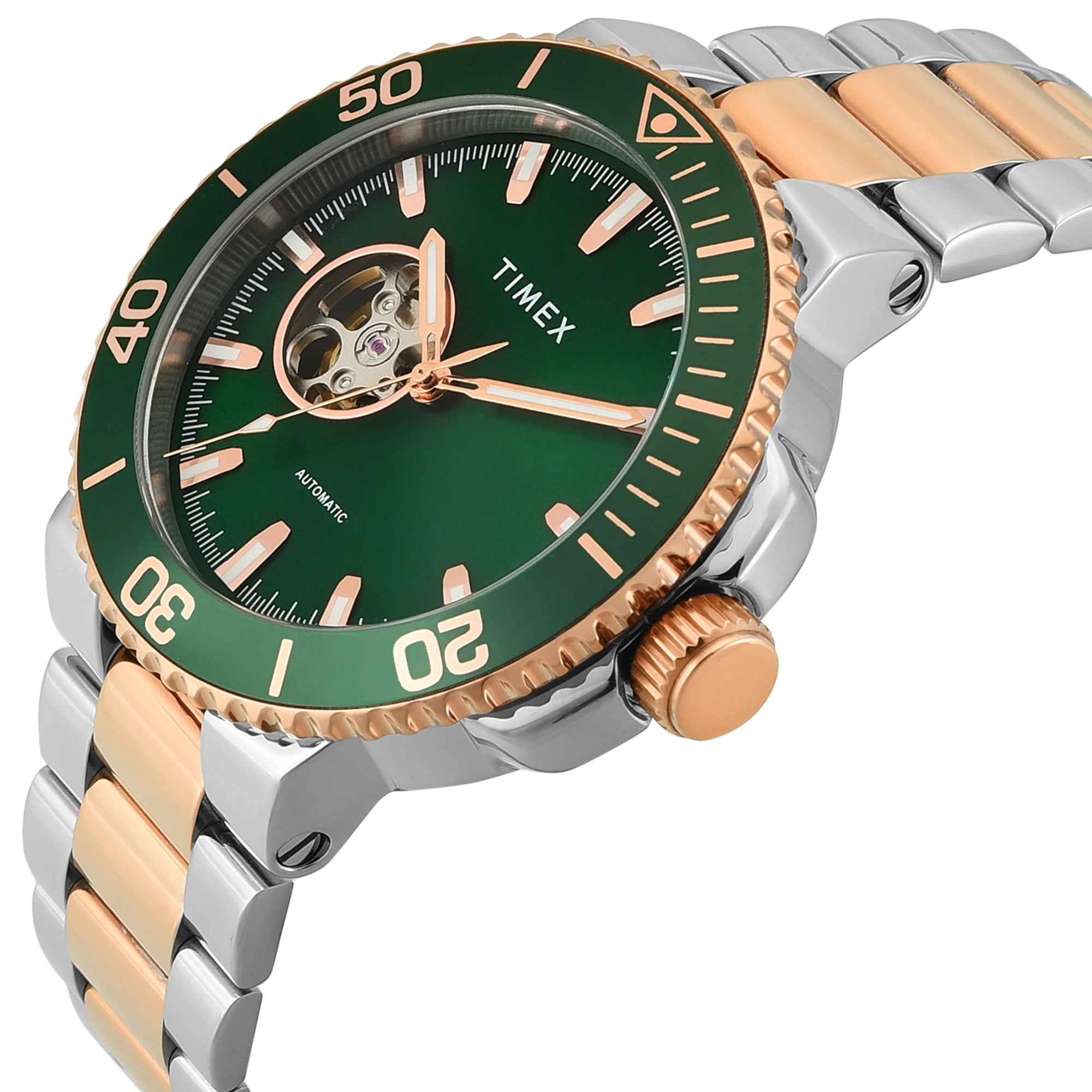 TIMEX Signio Green Round Dial Analog Men's Watch - TWEG31701 - Image 2