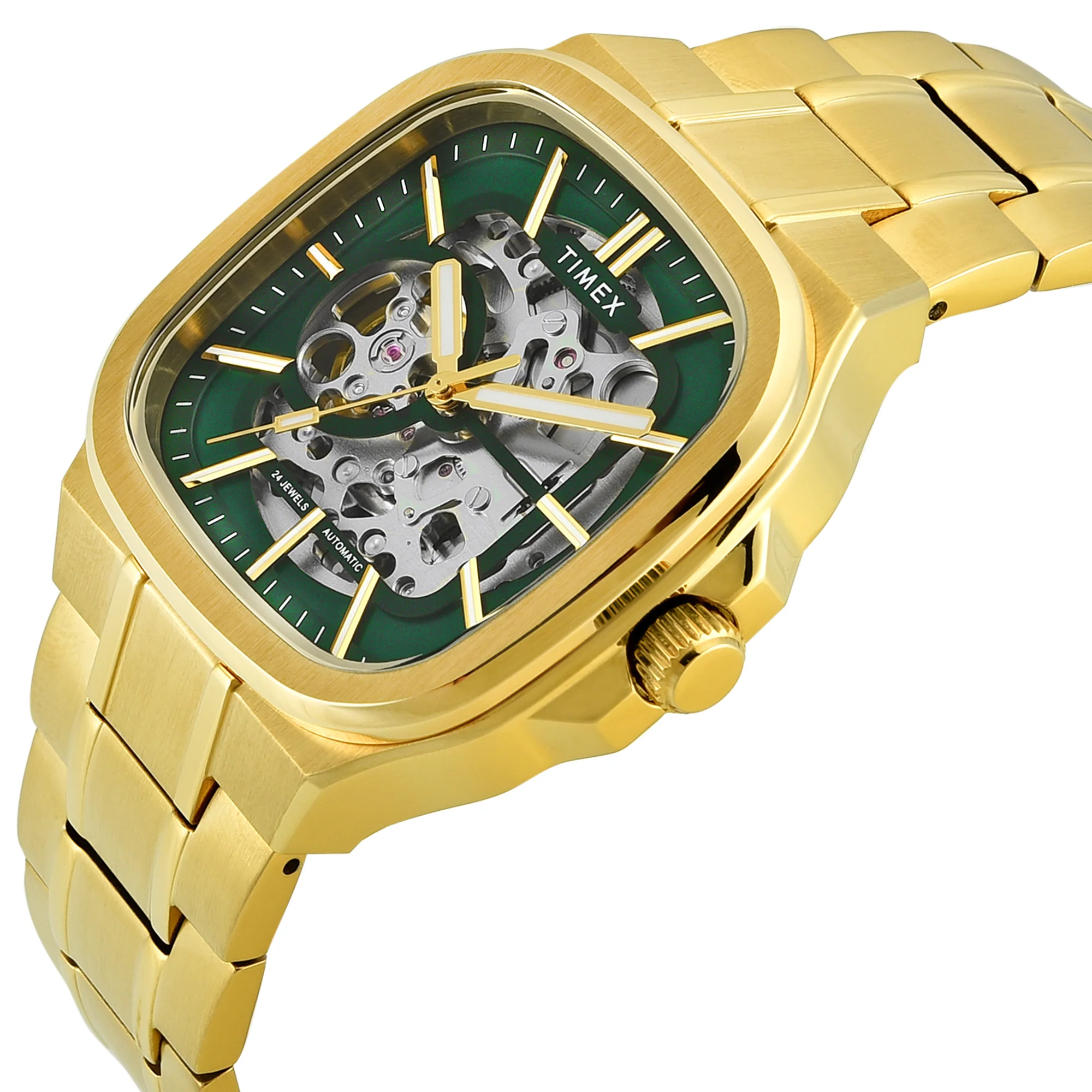 TIMEX Signio Green Square Dial Analog Men's Watch - TWEG31901 - Image 2