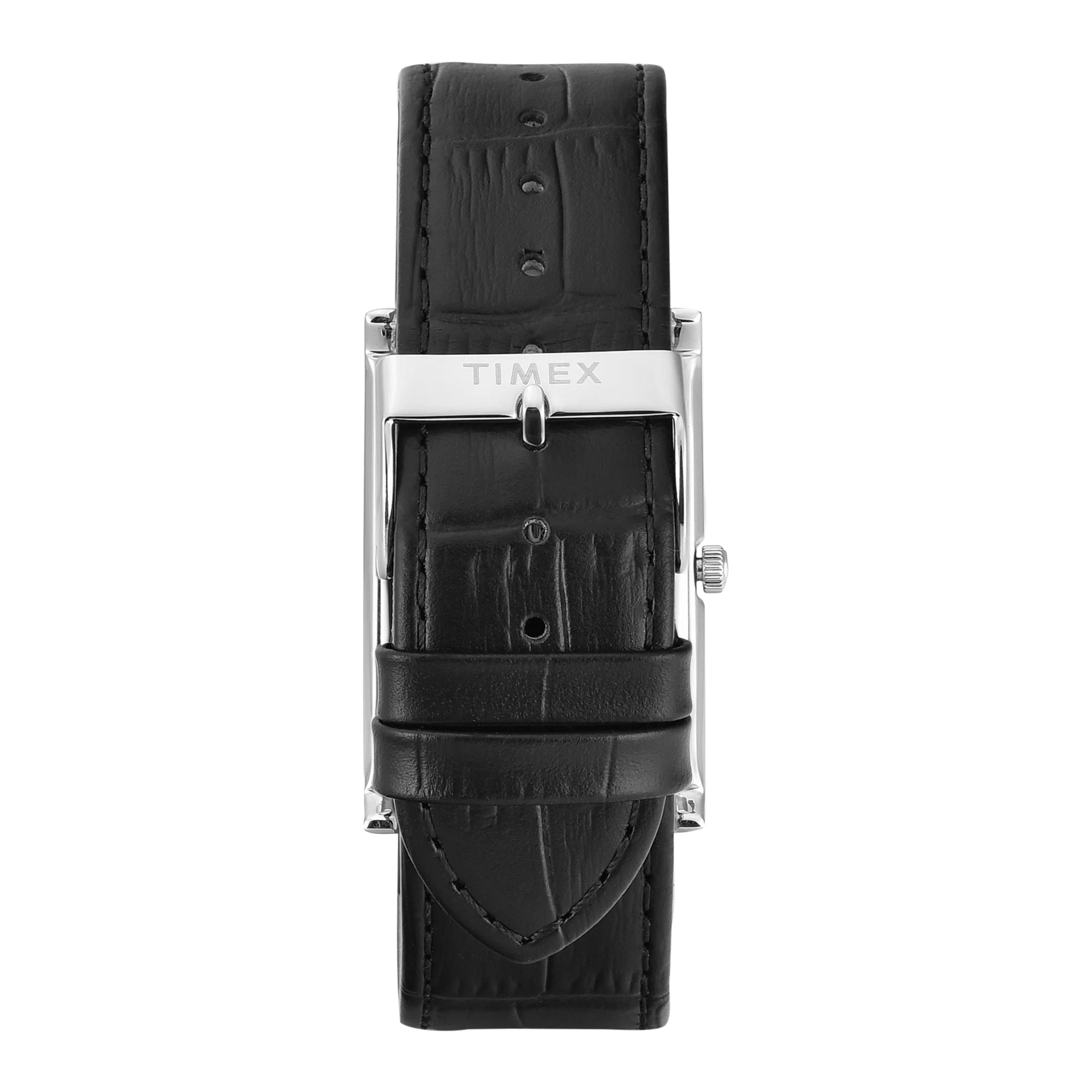 Timex Signio Rectangle 28mm Silver Dial Analog Men Watch - TWEG34301 - Image 6