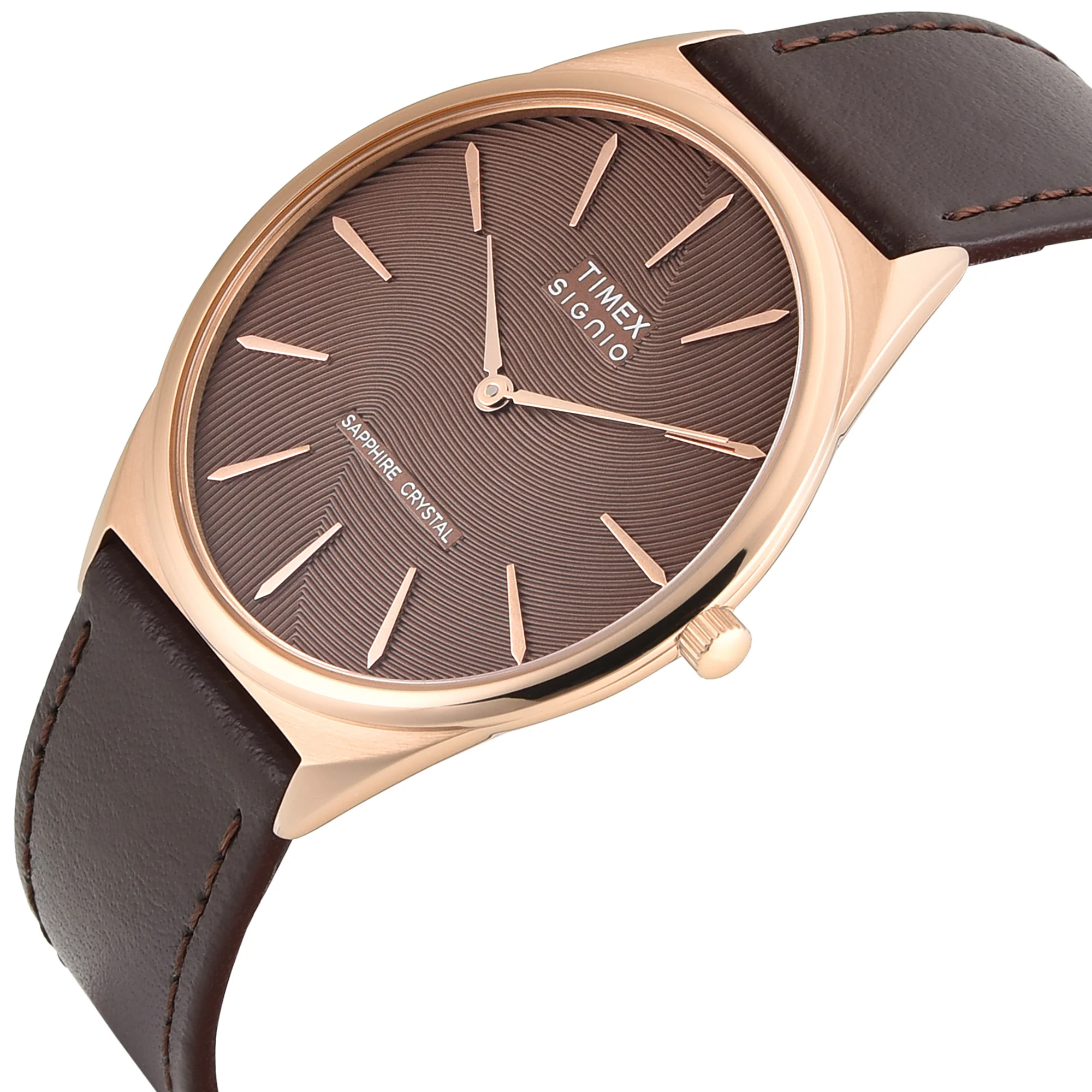 Timex Signio Round 40mm Brown Dial Analog Men Watch - TWEG34200 - Image 3