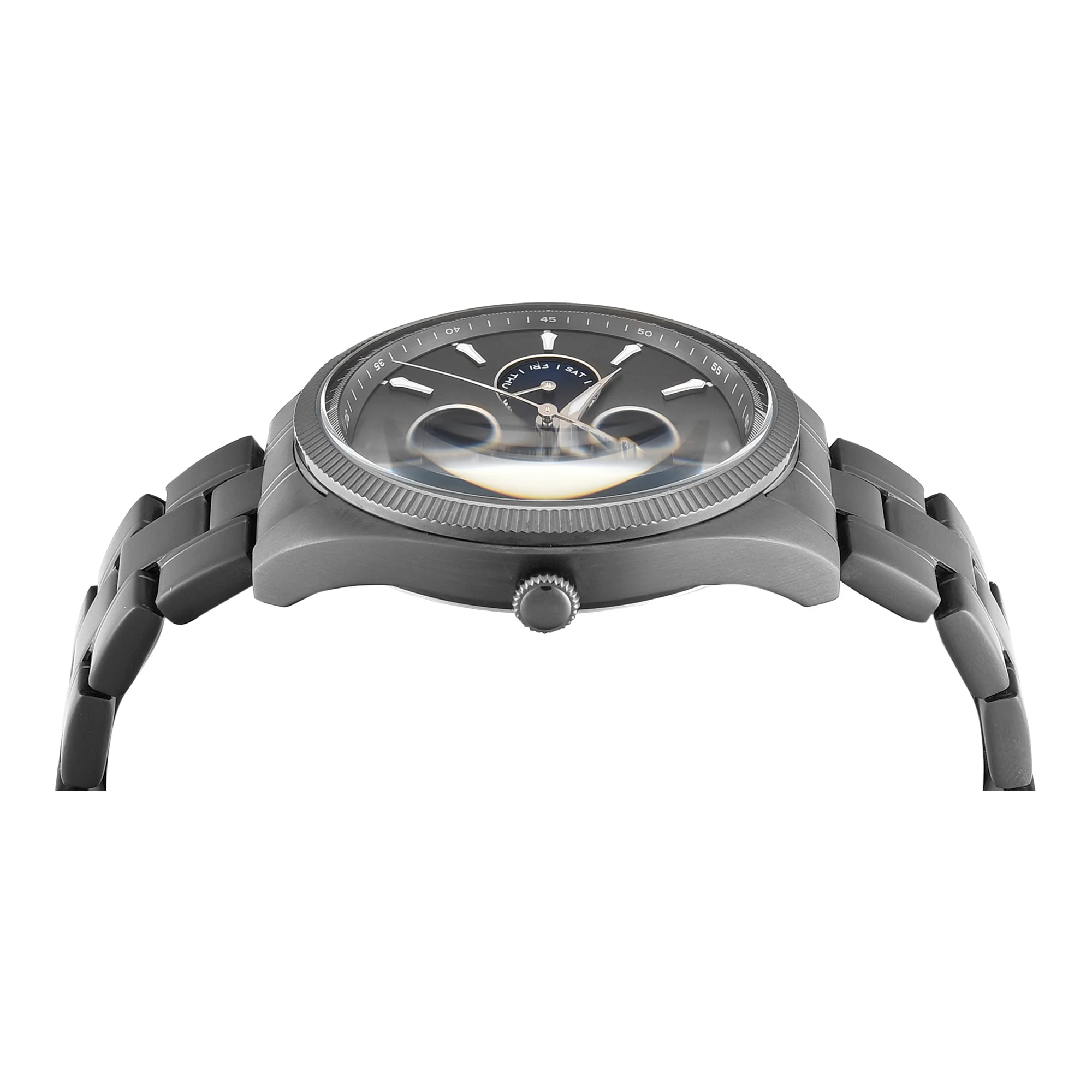 Timex Signio Round 43mm Gunmetal Dial Analog Men Watch - TWEG34400 - Image 4