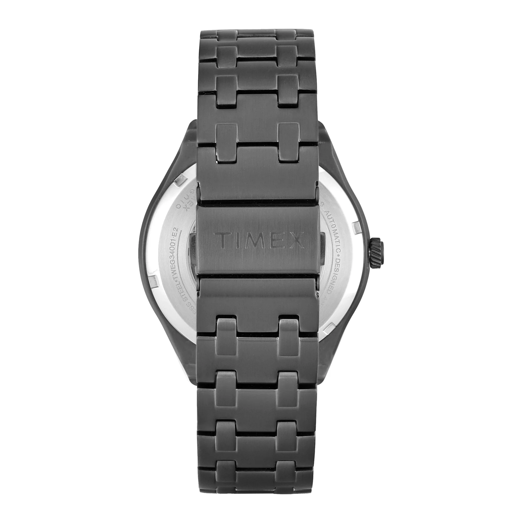 Timex Signio Round 44mm Gunmetal Dial Automatic Men Watch - TWEG34001 - Image 6