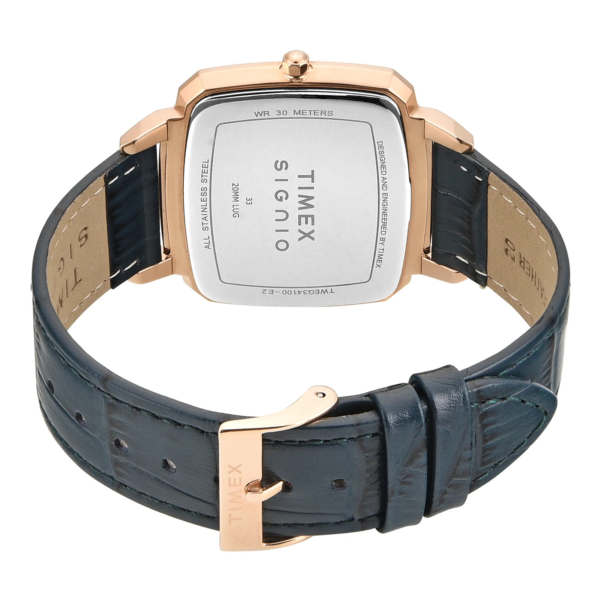 Timex Signio Square 41mm Green Dial Analog Men Watch - TWEG34100 - Image 2