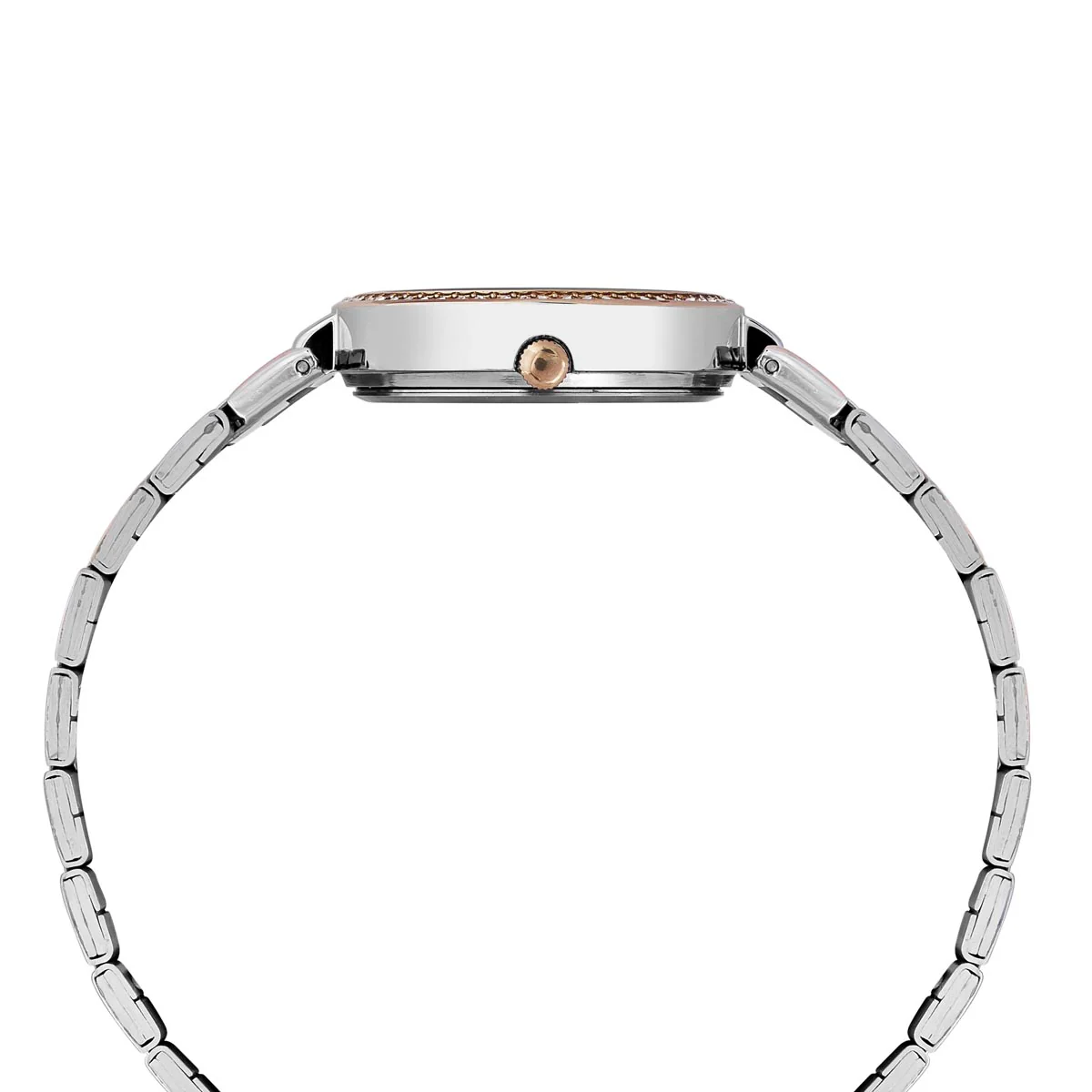 TIMEX Silver Round Dial Analog Women's Watch - TWEL18723 - Image 4