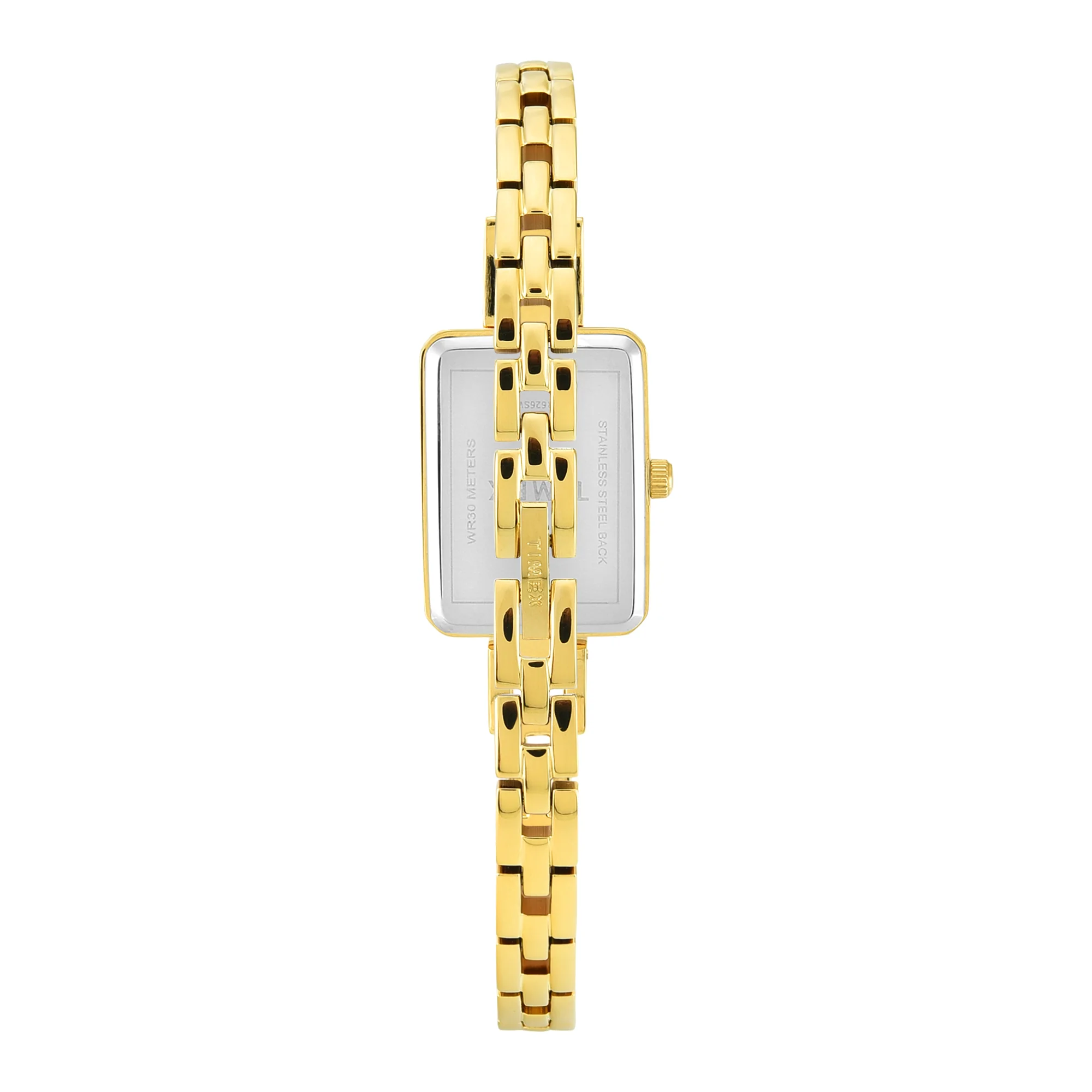 TIMEX Silver-Tone Rectangle Dial Analog Women's Watch - TWEL22801 - Image 6