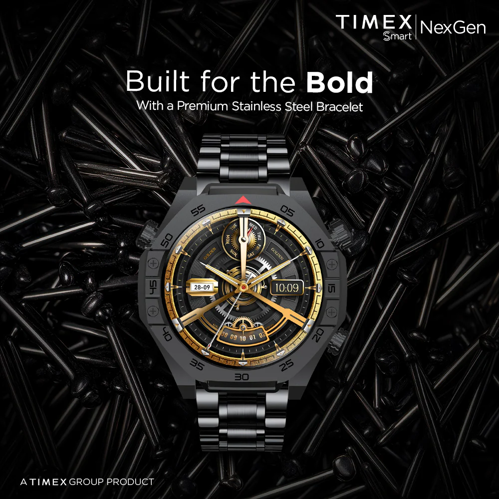 Timex Smart NexGen 1.43 inches (3.6cm) Display with Functional Crown and BT Calling Smartwatch For Unisex - TWTXW700T - Image 7