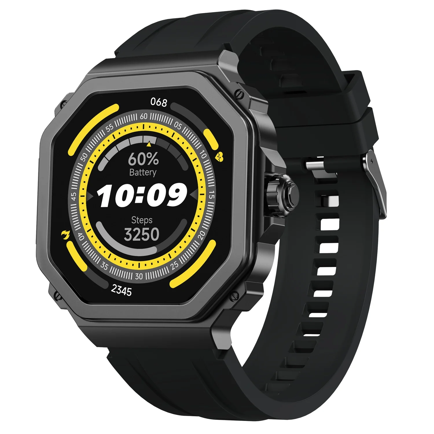 TIMEX Smart Nova 1.43 inches (3.6cm) AMOLED Display with Functional Crown and BT Calling Smartwatch for Unisex - TWTXW1000T - Image 2