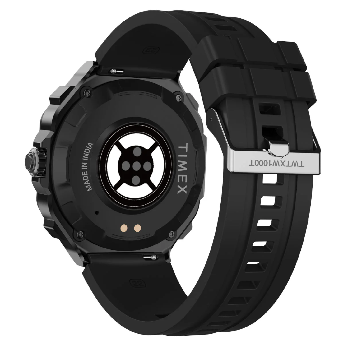 TIMEX Smart Nova 1.43 inches (3.6cm) AMOLED Display with Functional Crown and BT Calling Smartwatch for Unisex - TWTXW1000T - Image 3