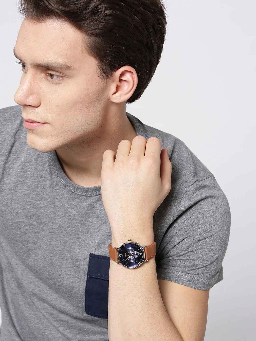 TIMEX Southview Blue Round Dial Analog Unisex Watch - TW2R29100UJ - Image 5