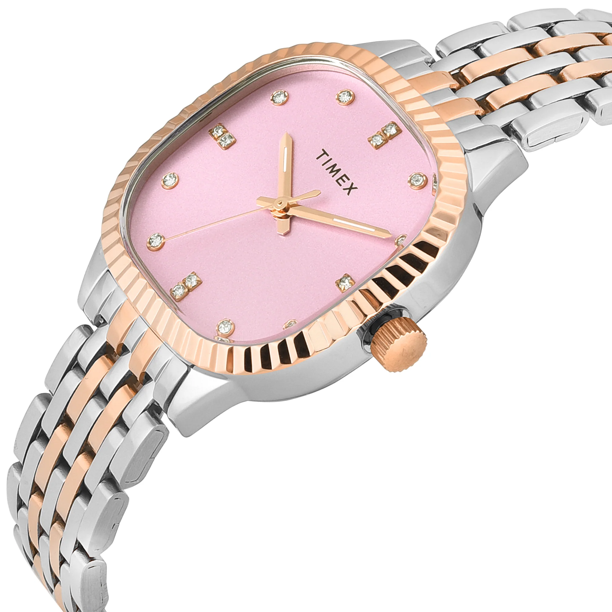 Timex Square 29mm Pink Dial Analog Women Watch - TWEL27302 - Image 2