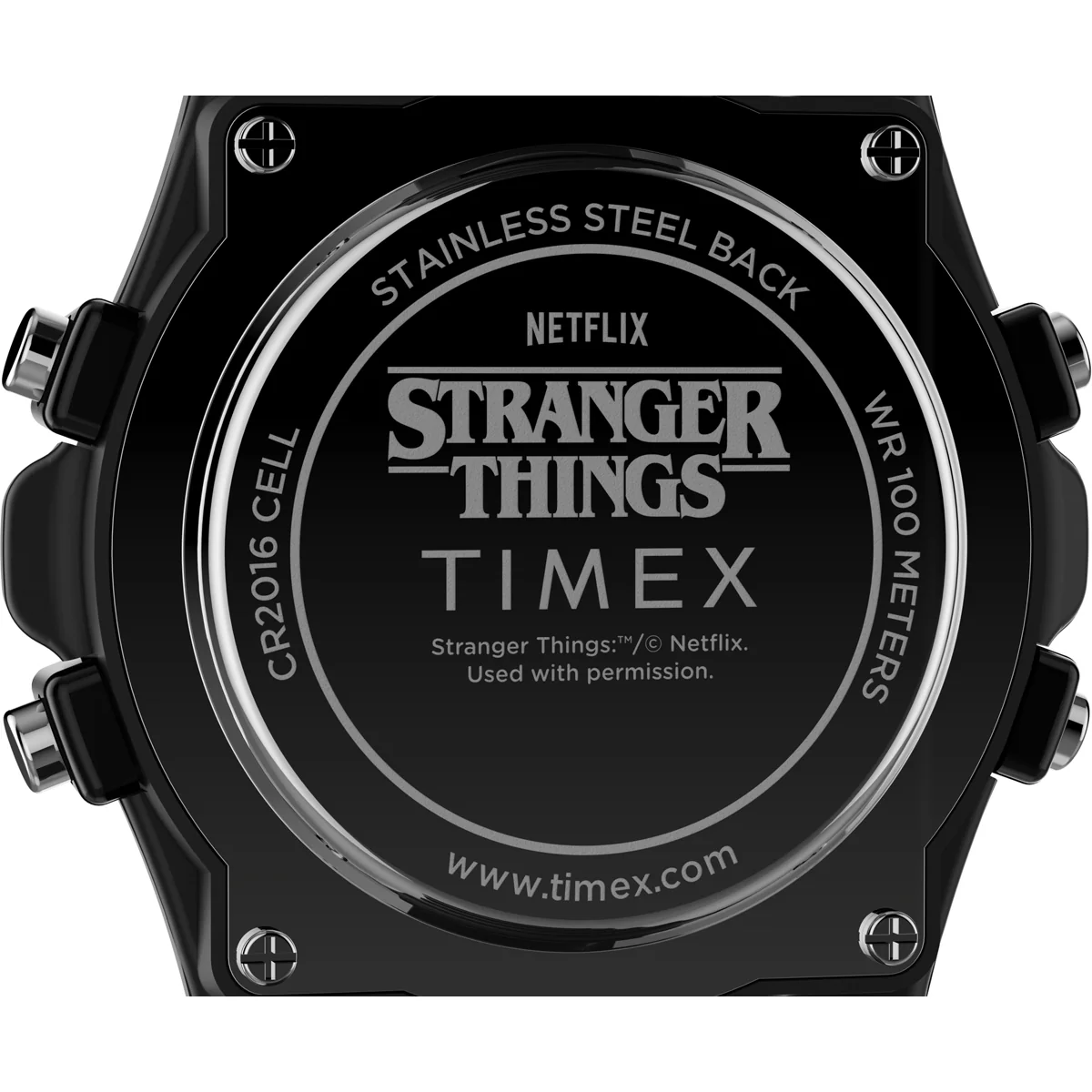 Timex Stranger Things Atlantis Black Dial Men Watch -TW2V51000 - Image 5