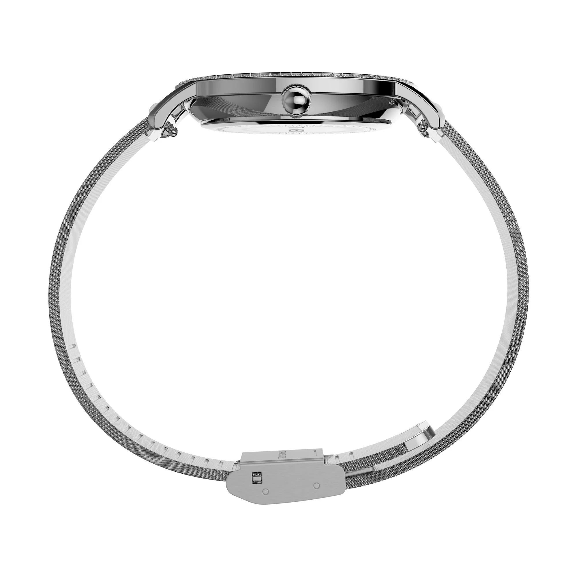 TIMEX Transcend Women Silver Round Dial Analog Watch - TW2V52400UJ - Image 2