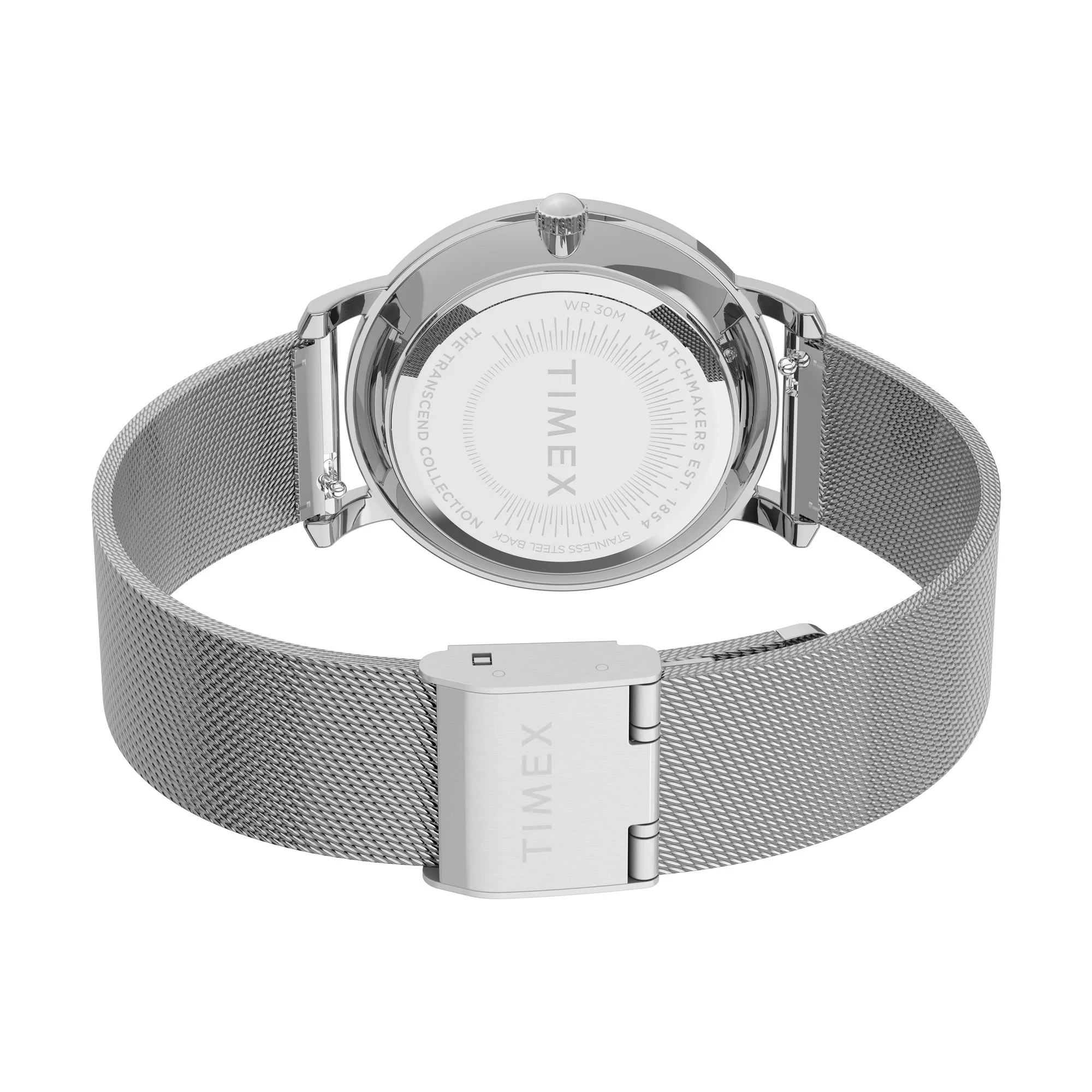 TIMEX Transcend Women Silver Round Dial Analog Watch - TW2V52400UJ - Image 4
