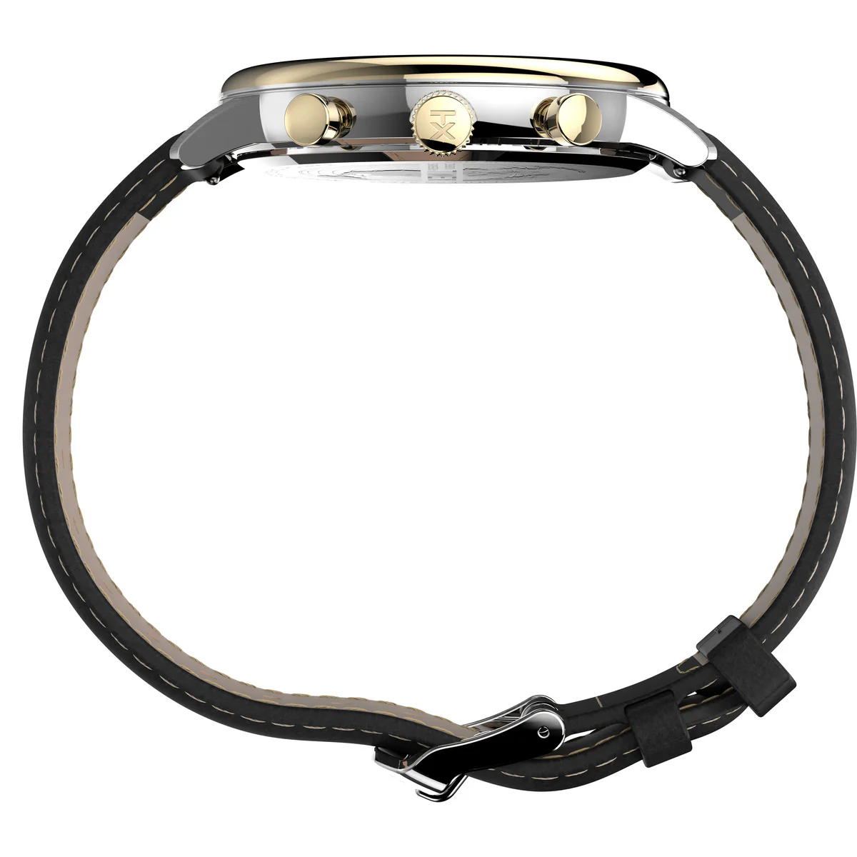 Chicago Chronograph 45mm Leather Strap Watch - Image 2