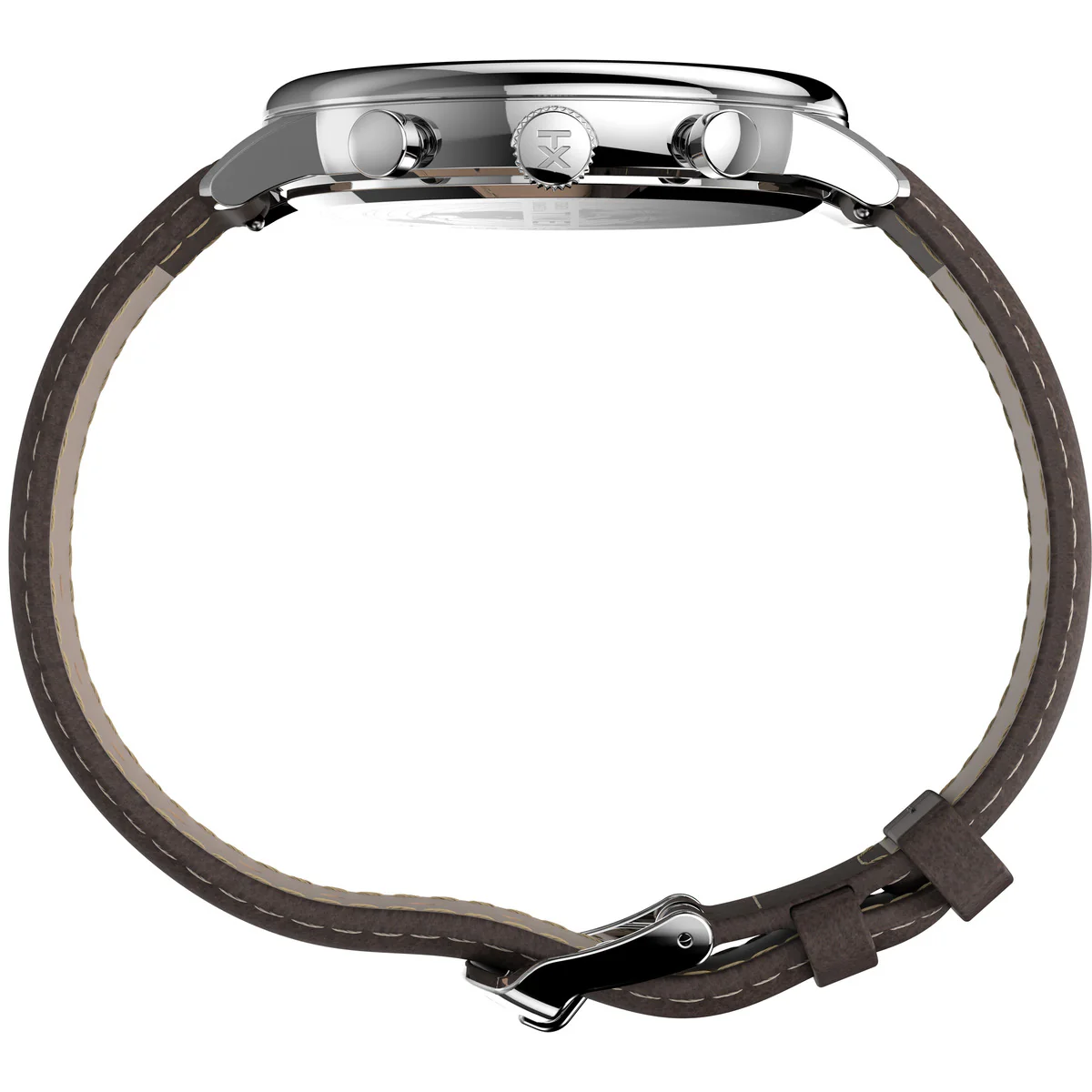 Chicago Chronograph 45mm Leather Strap Watch - Image 2