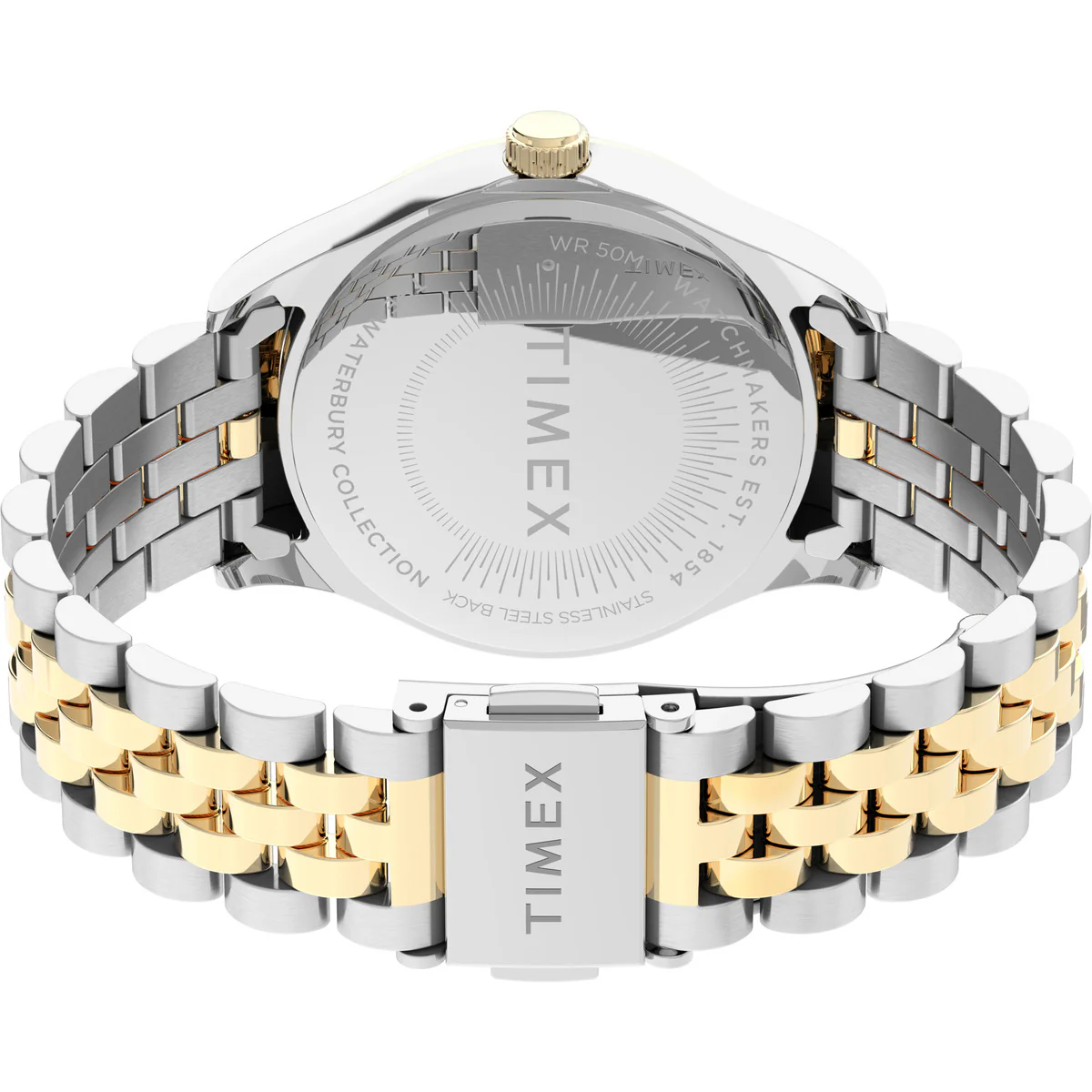 Timex 3 Hands Women's Analog Silver Dial Coloured Quartz Watch, Round Dial with 34 mm Case width - TW2U53900UJ - Image 5